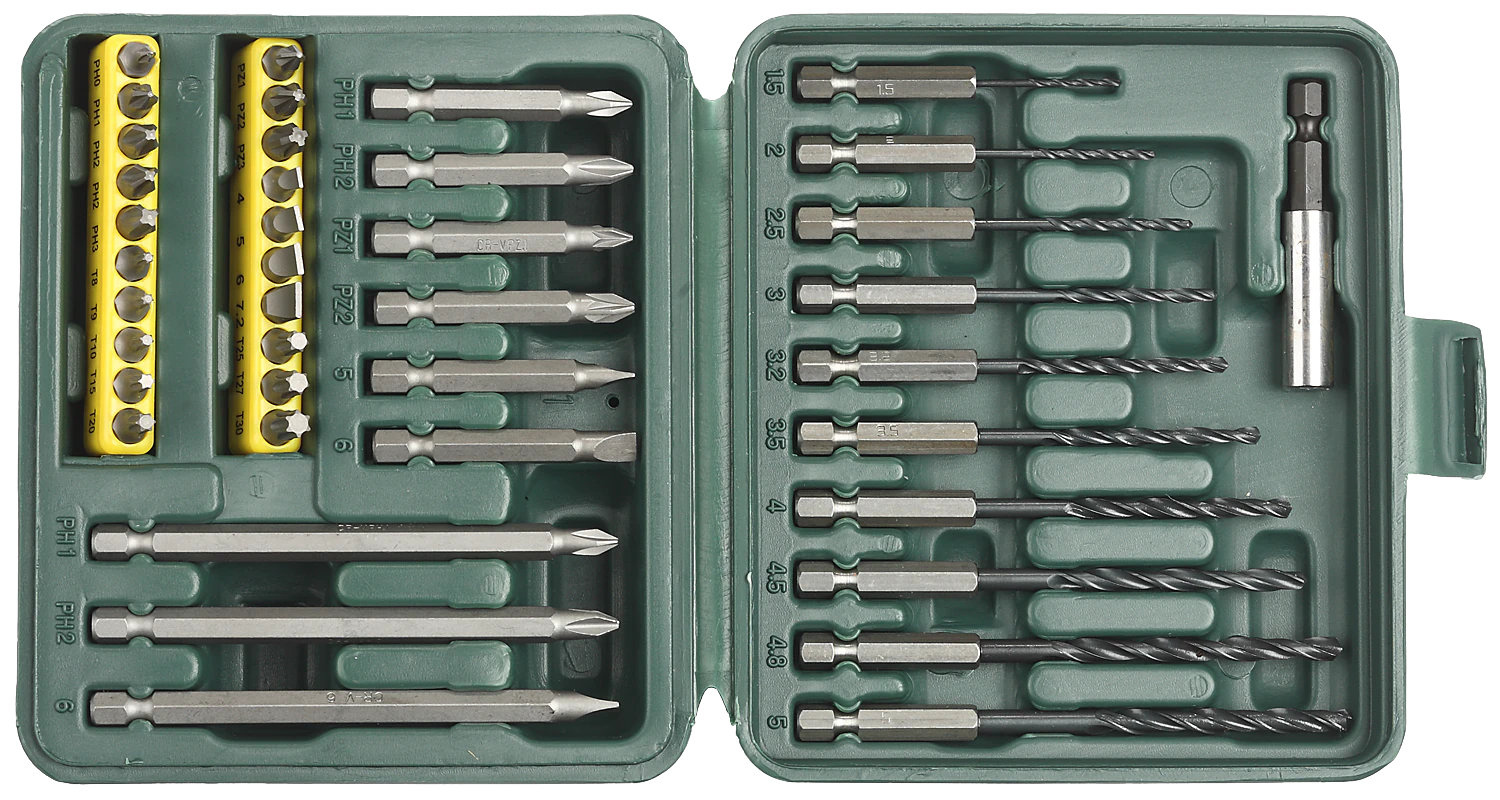 Набор бит со сверлами KRAFTOOL KraftMax, 40 шт (26156-H40)