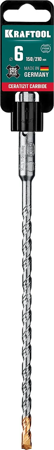 SDS-plus бур KRAFTOOL 29320-210-06 Cerazit Carbide, 6 х 210 мм