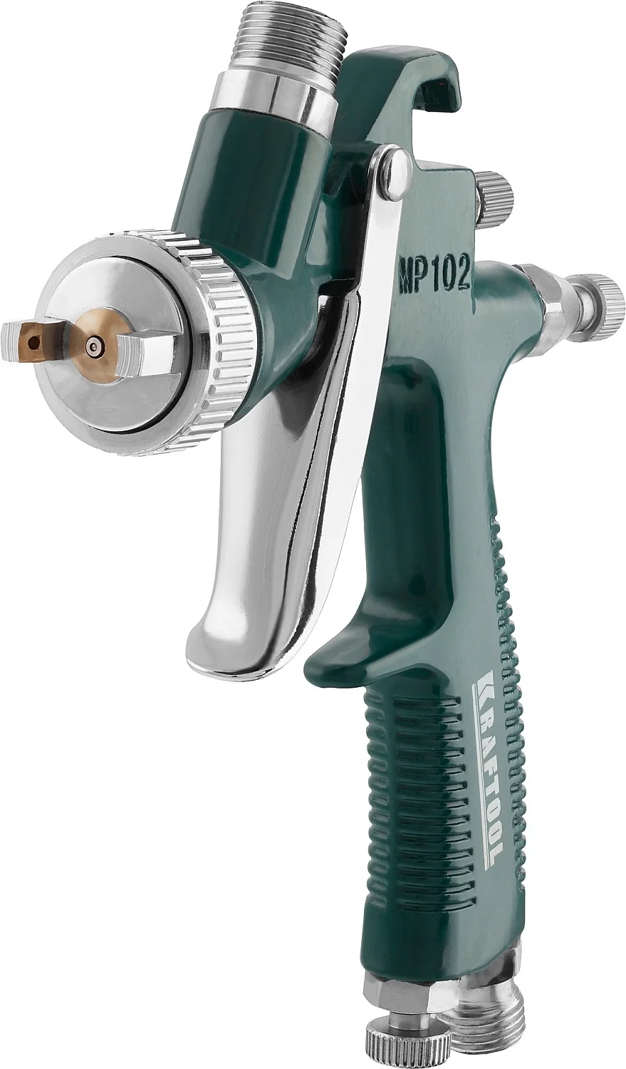 Пневматический краскопульт KRAFTOOL 06565-1.0 AIRKRAFT MINI, HVLP, 1 мм, с верхним бачком