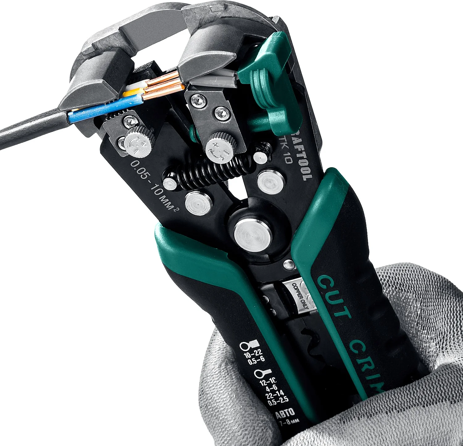 Стриппер автоматический KRAFTOOL 0.05 - 10 мм2 (22639)