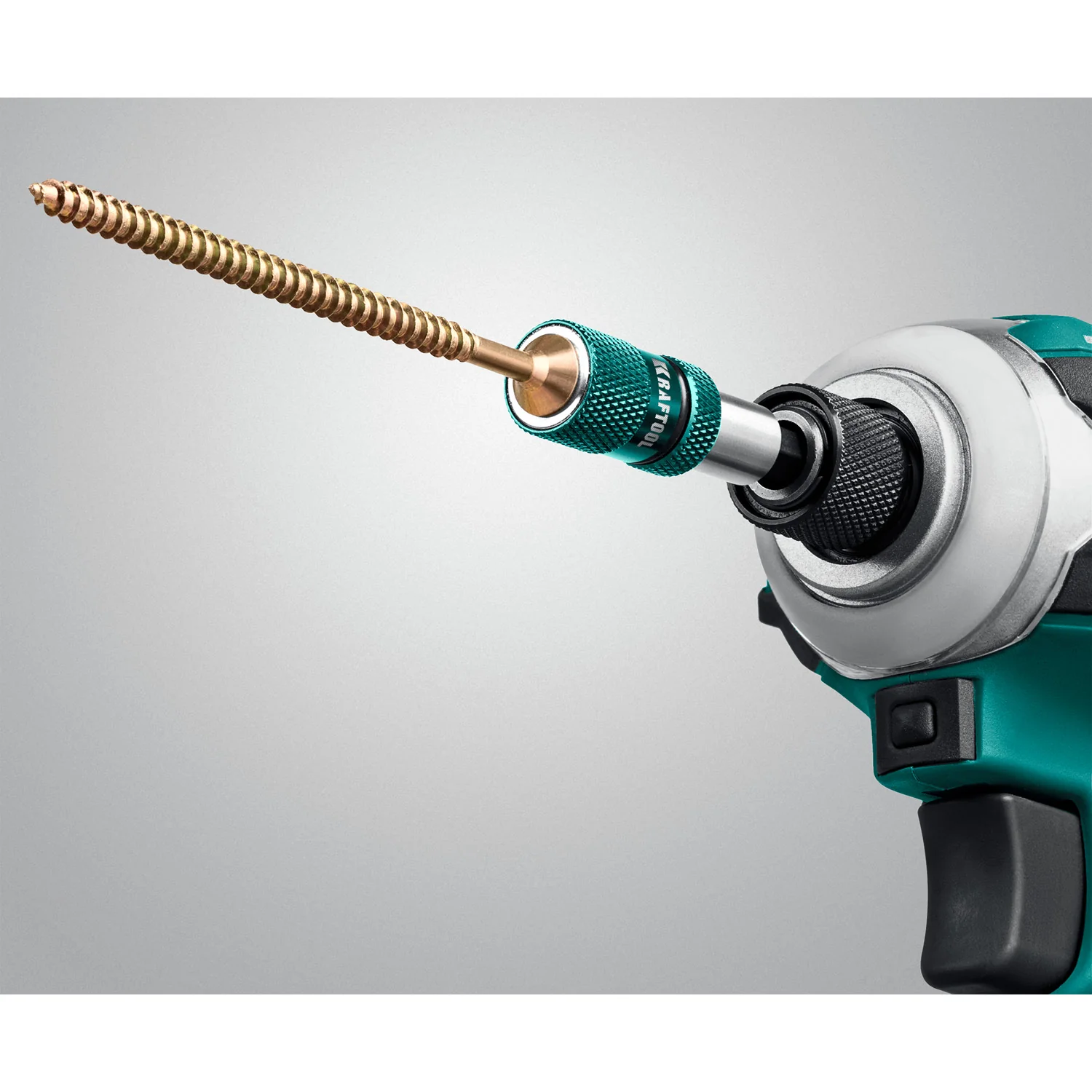 Адаптер с регулировкой глубины вкручивания крепежа KRAFTOOL Depth Control, 60 мм (26764)