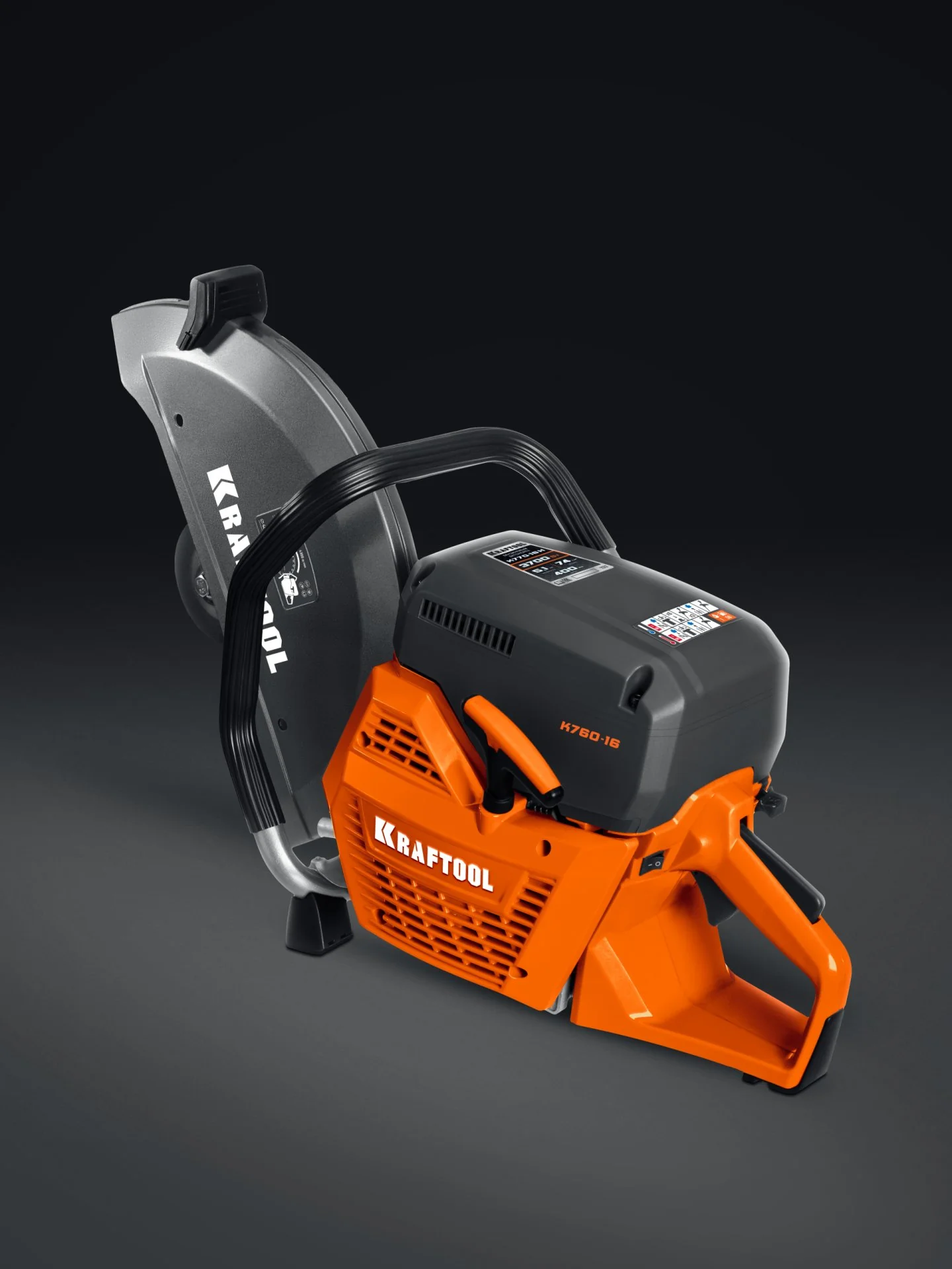 Бензорез по металлу (рельсорез) KRAFTOOL K760-16 3700 Вт, 400 мм, без диска
