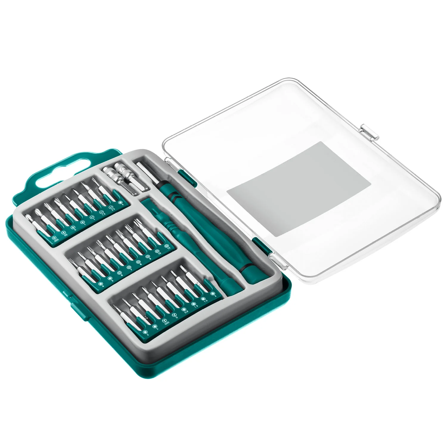 Отвертка для точных работ KRAFTOOL Precision-28, 28 предм. (25677)