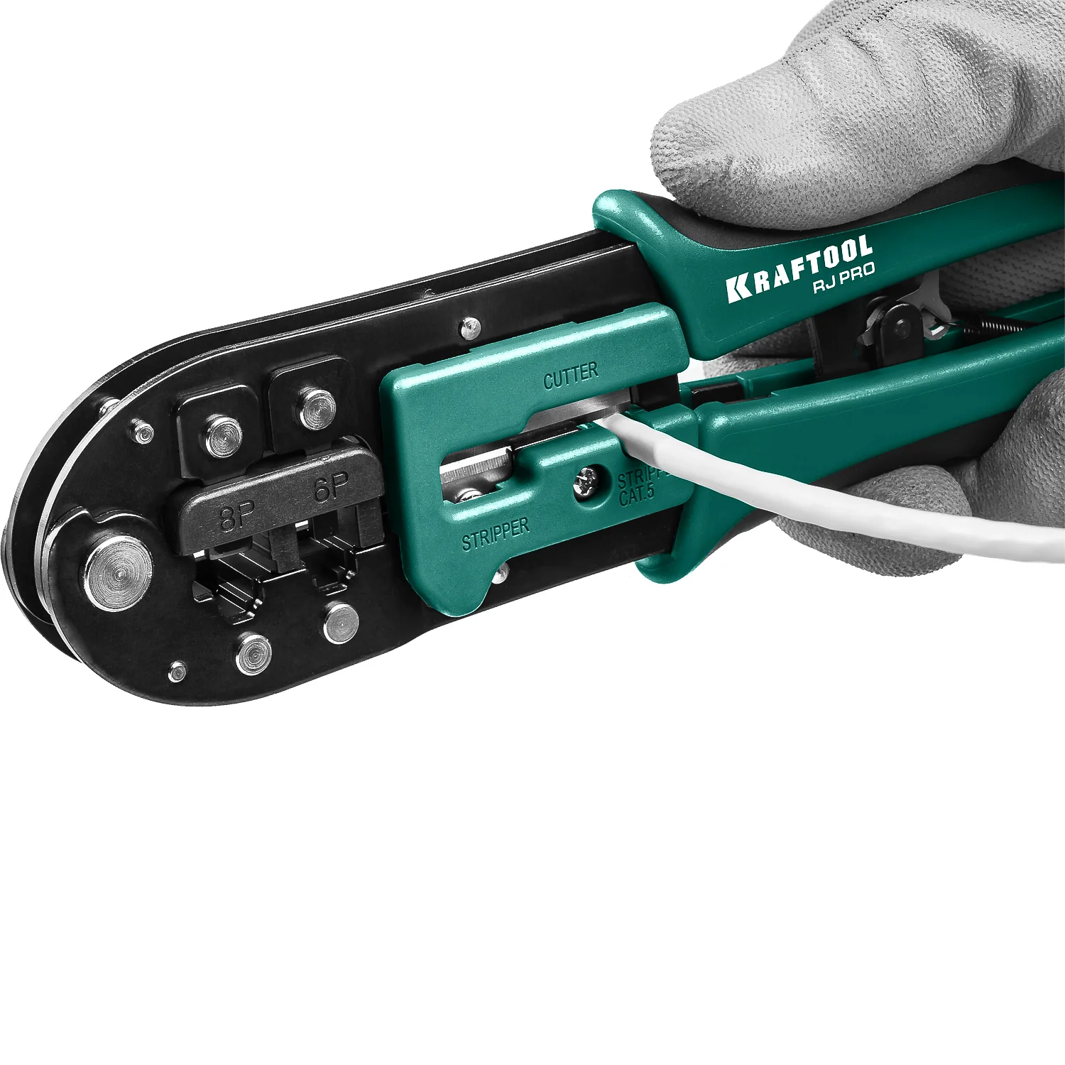 Кримпер универсальный KRAFTOOL (RJ45, RJ11,RJ12) (22698)