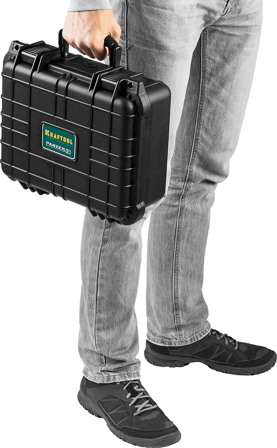 Ящик KRAFTOOL PANZER-13, 340 х 290 х 150 мм, (13″), IP55, ударопрочный пластиковый (38251-13) Ящик KRAFTOOL PANZER-13, 340 х 290 х 150 мм, (13″), IP55, ударопрочный пластиковый (38251-13)