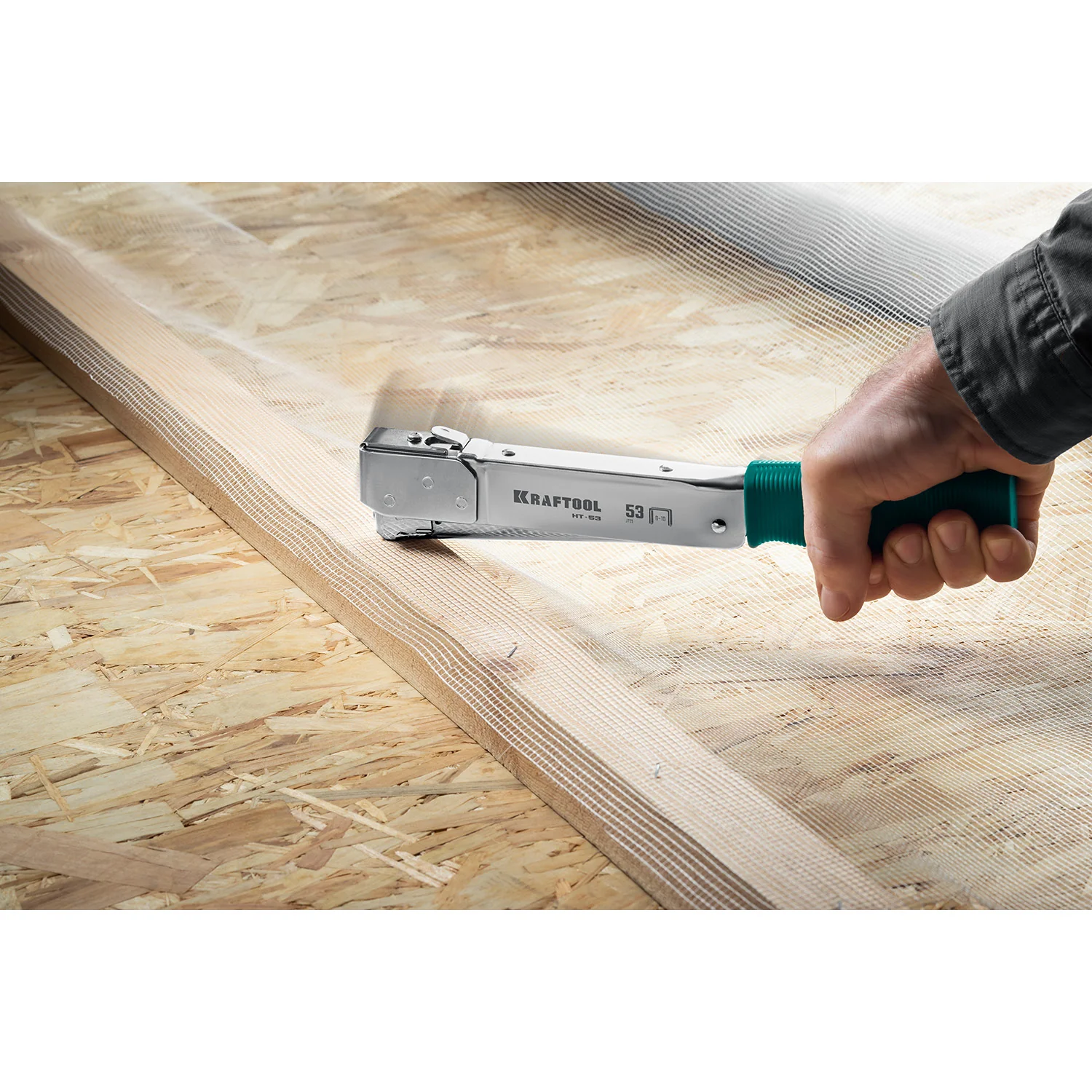 Скобозабиватель KRAFTOOL HAMMER TACKER, тип 53 (A/10/JT21) 23GA (6 - 10 мм), высокоскоростной стальной (3153)