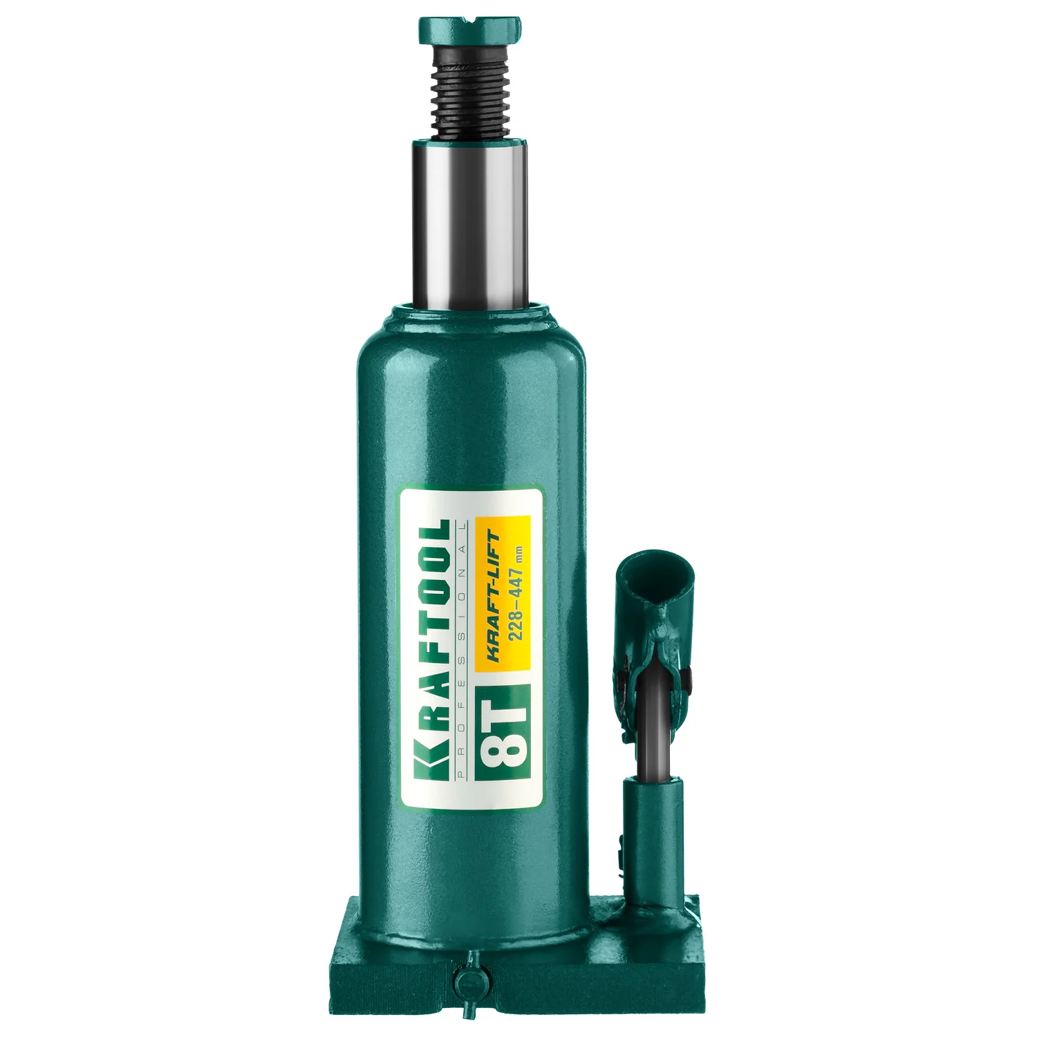 Домкрат гидравлический бутылочный KRAFTOOL 8 т, 230 - 457 мм (43462-8)
