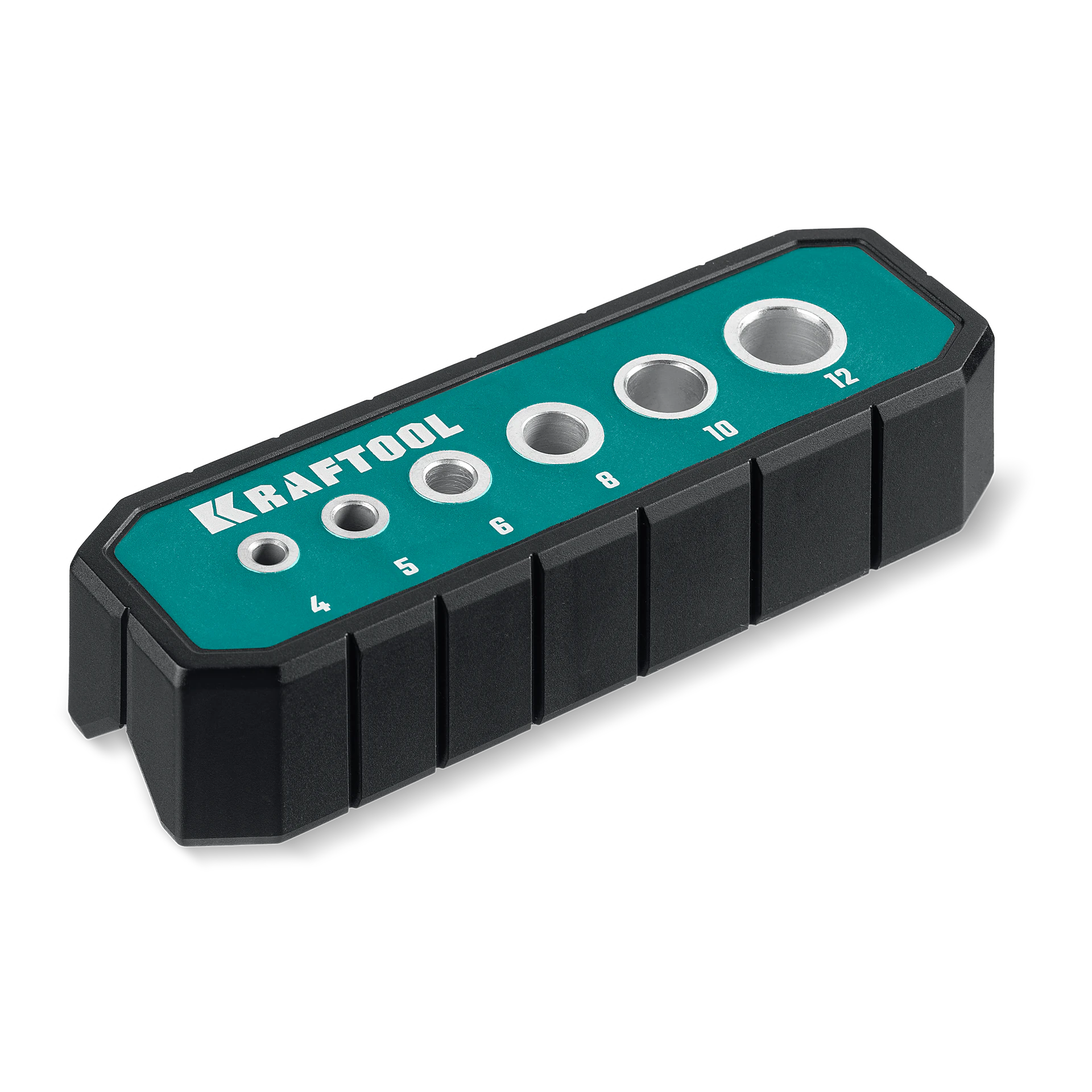 Кондуктор для сверления под углом 45° и 90° KRAFTOOL 30073 Woodsniper 121, 6 отверстий 4 - 12 мм