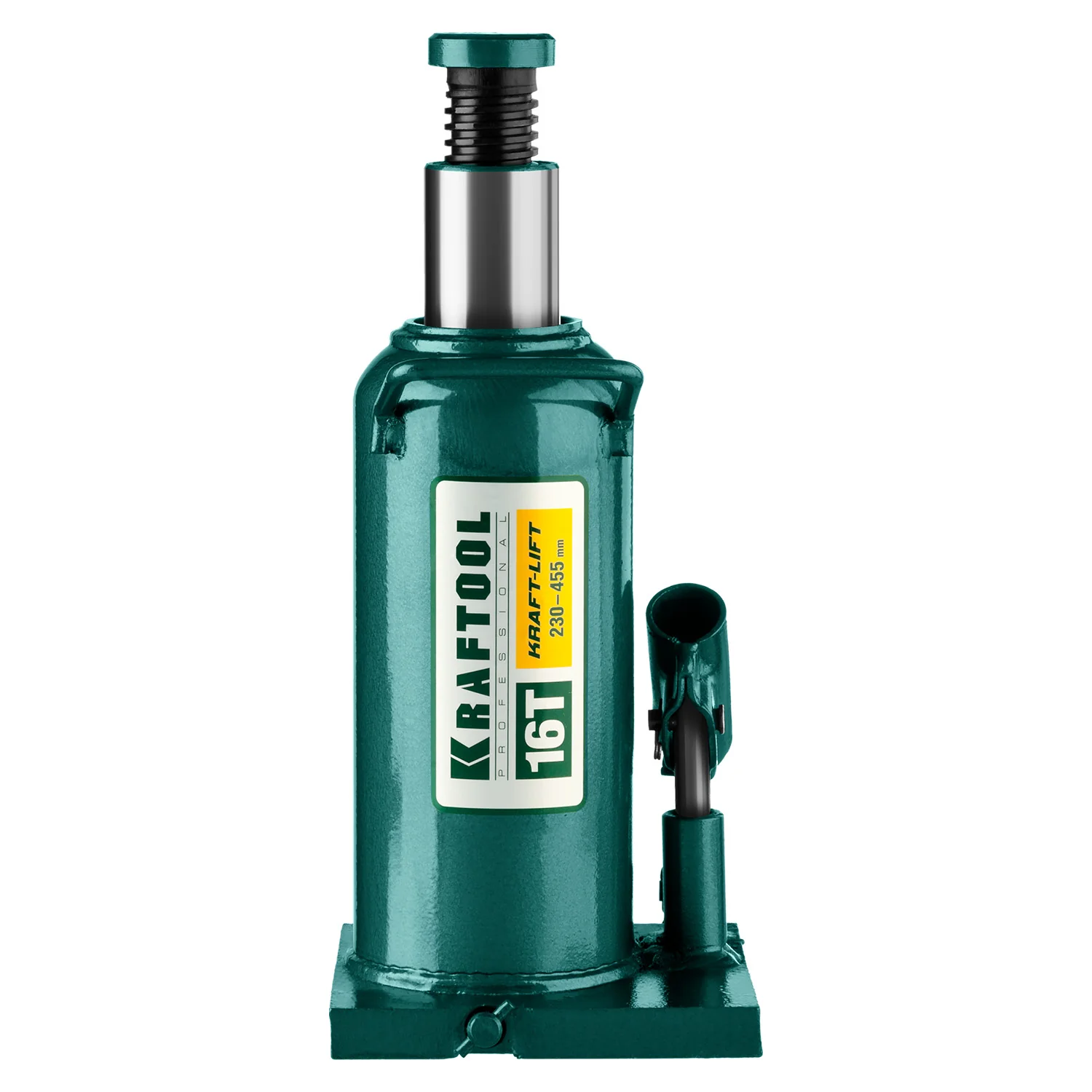 Домкрат гидравлический бутылочный KRAFTOOL 16 т, 230 - 460 мм (43462-16)