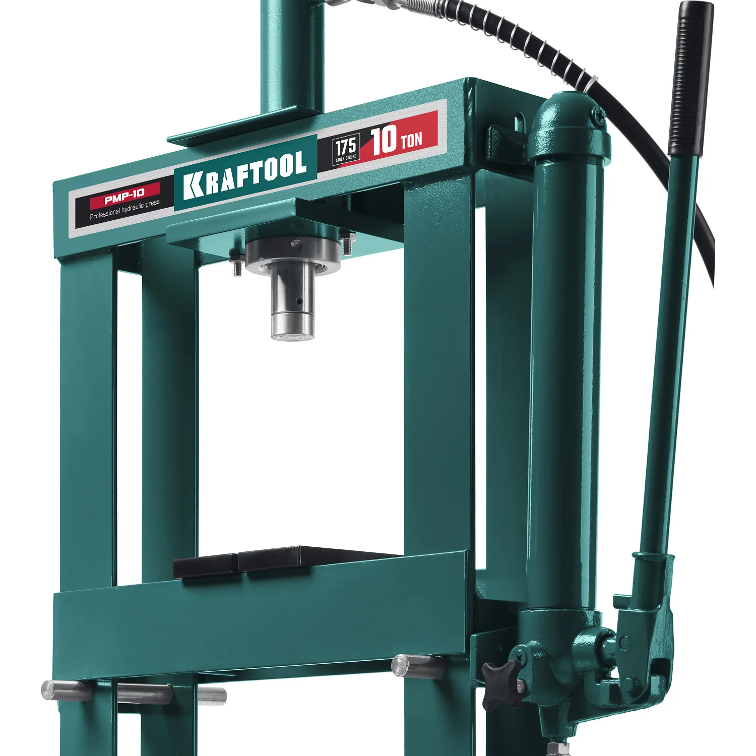 Пресс гидравлический KRAFTOOL 10 т, с гидронасосом и манометром (43472-10)