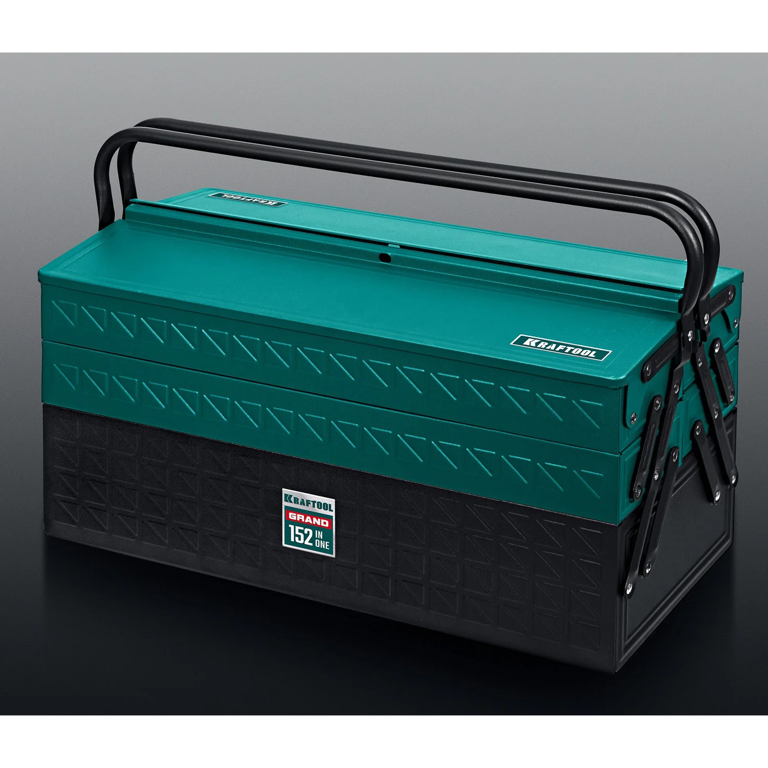 Универсальный набор инструмента KRAFTOOL GRAND-152, 152 предм., (1/2″+1/4″) (27978-H152)