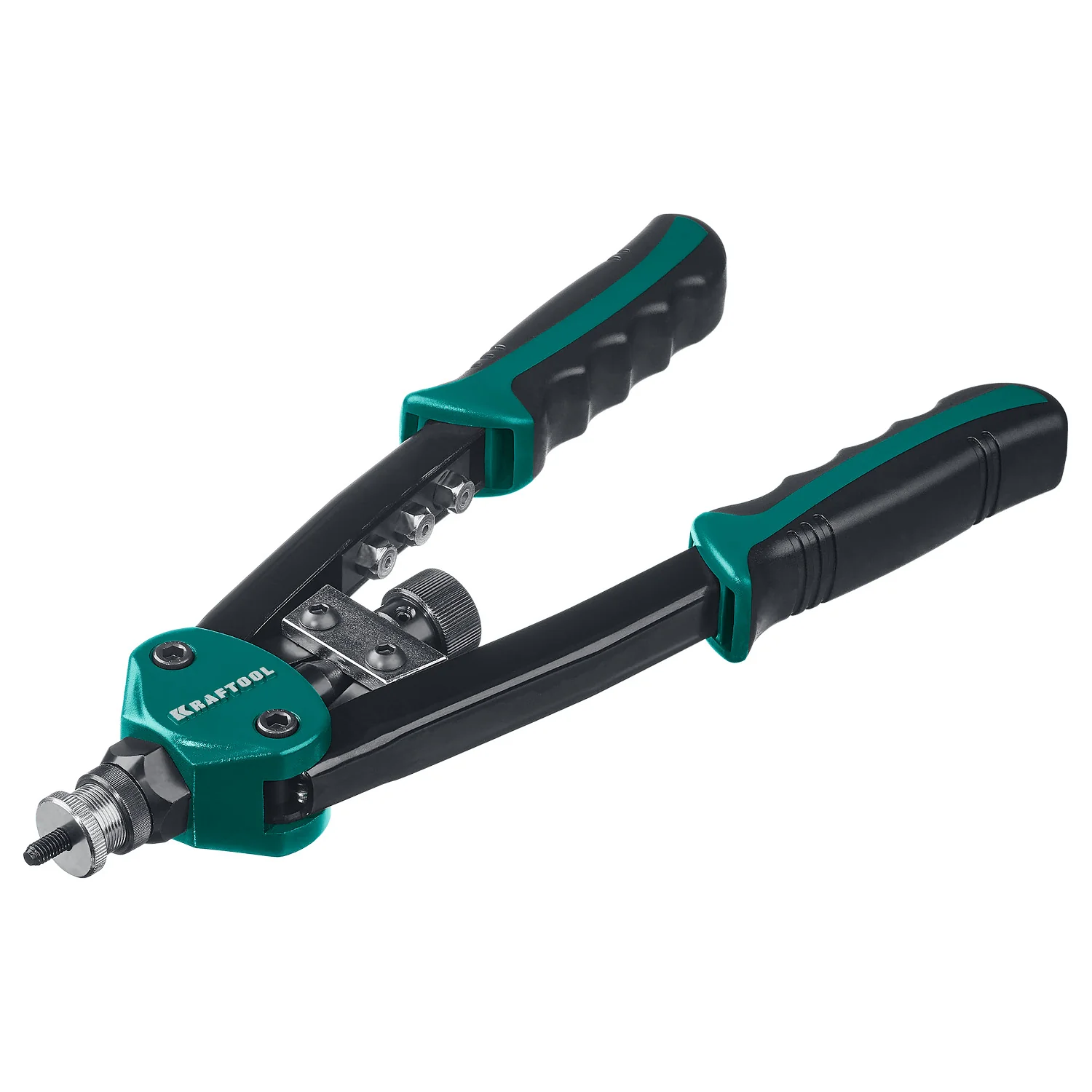 Заклепочник комбинированный двуручный KRAFTOOL 2 вида заклёпок, в кейсе (31181)