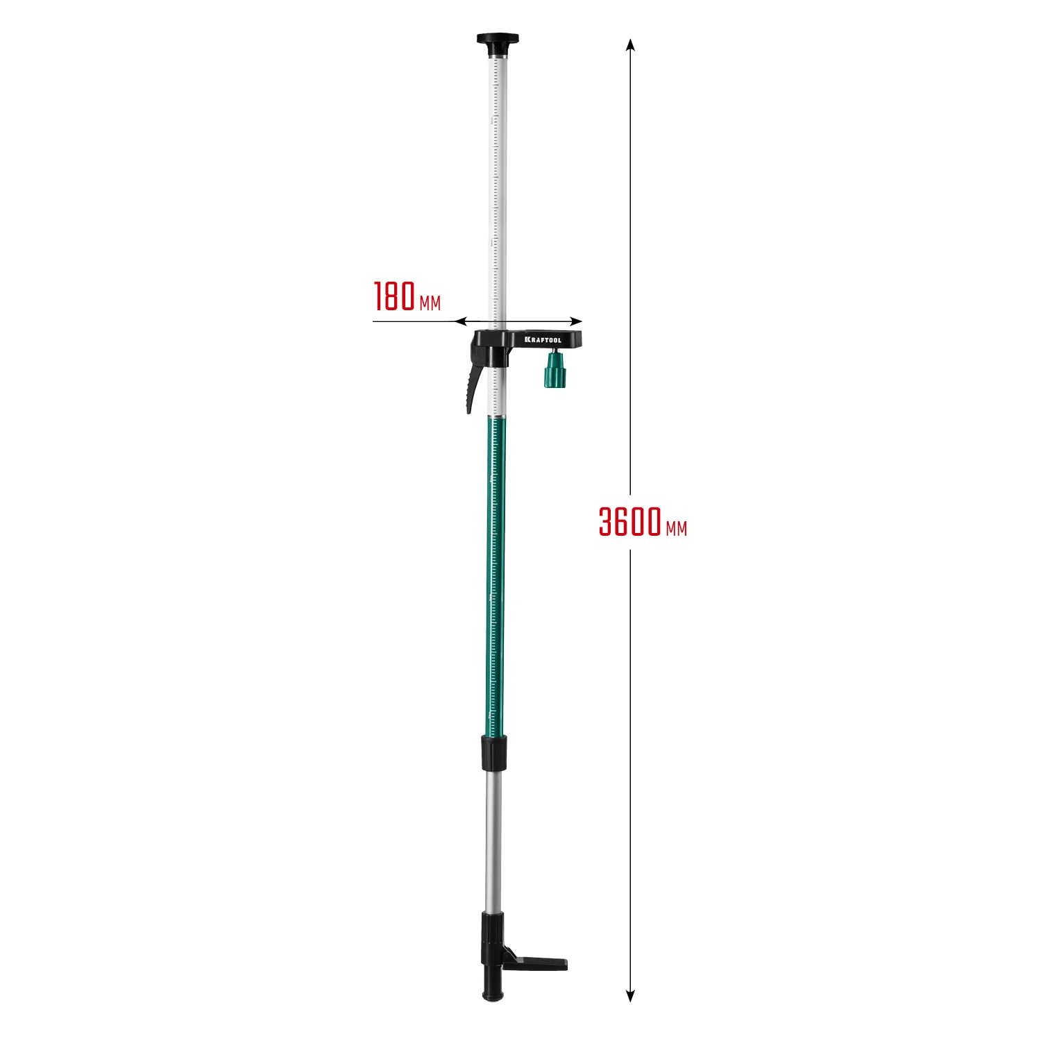 Штанга-штатив элевационная распорная наборная KRAFTOOL с треногой (34823)