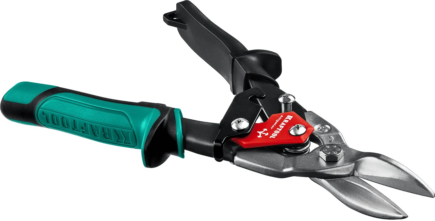 Прямые ножницы по металлу KRAFTOOL Alligator, 250 мм (2328-S)