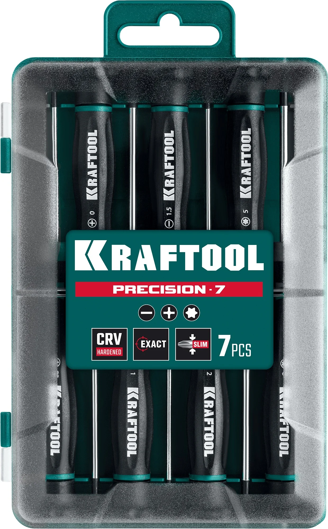 Набор отверток KRAFTOOL Precision 7, 7 предм. (25686)