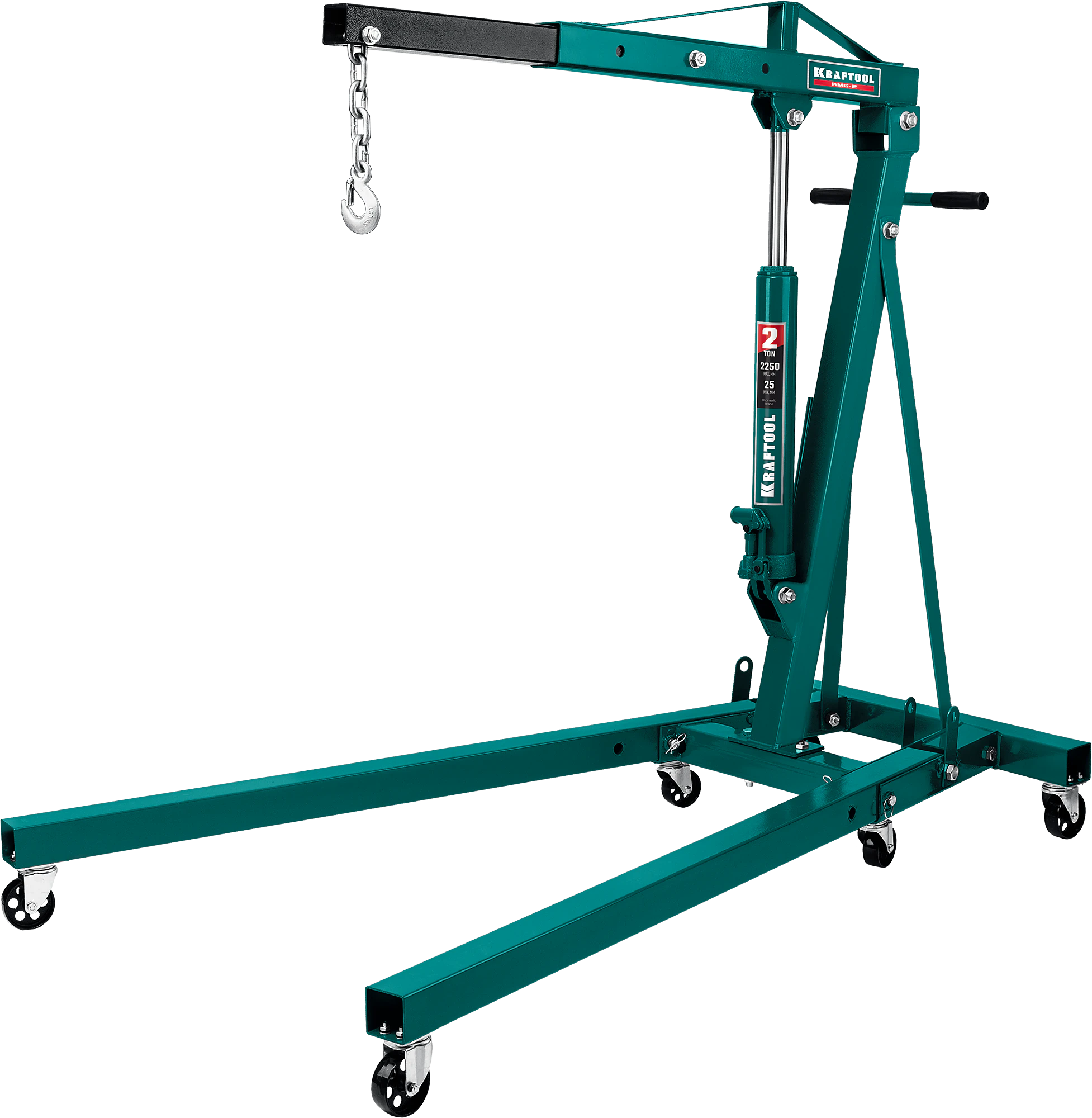 Кран гидравлический складной KRAFTOOL 1 т, 75 - 1950 мм (43411-1)