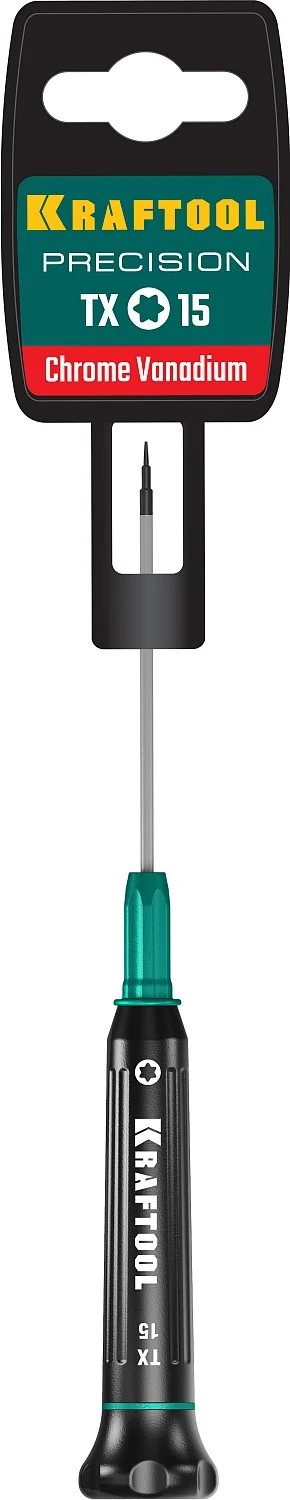 Отвертка для точных работ KRAFTOOL Precision, TX15 (25684-15)