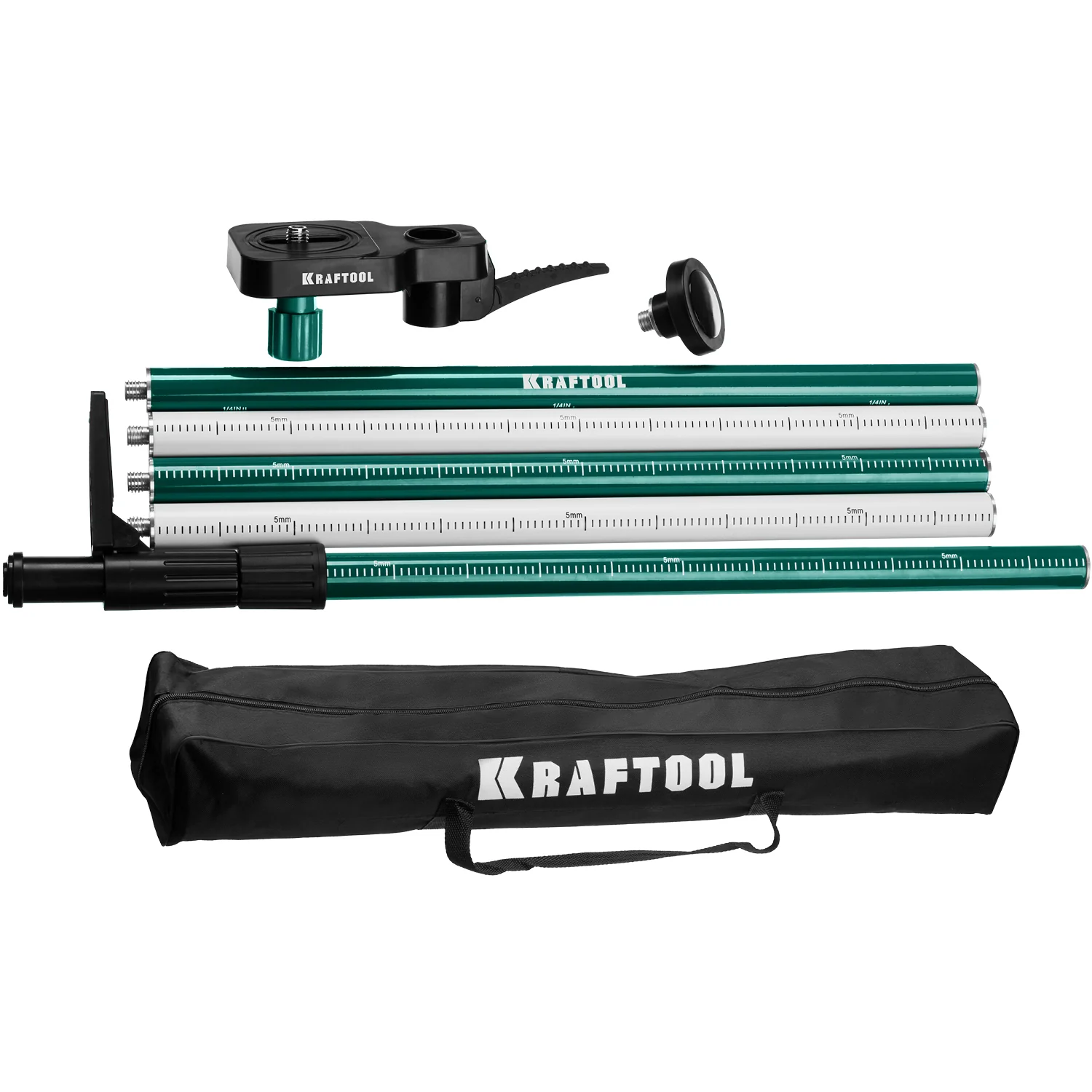 Штанга-штатив элевационная распорная наборная KRAFTOOL с треногой (34823)