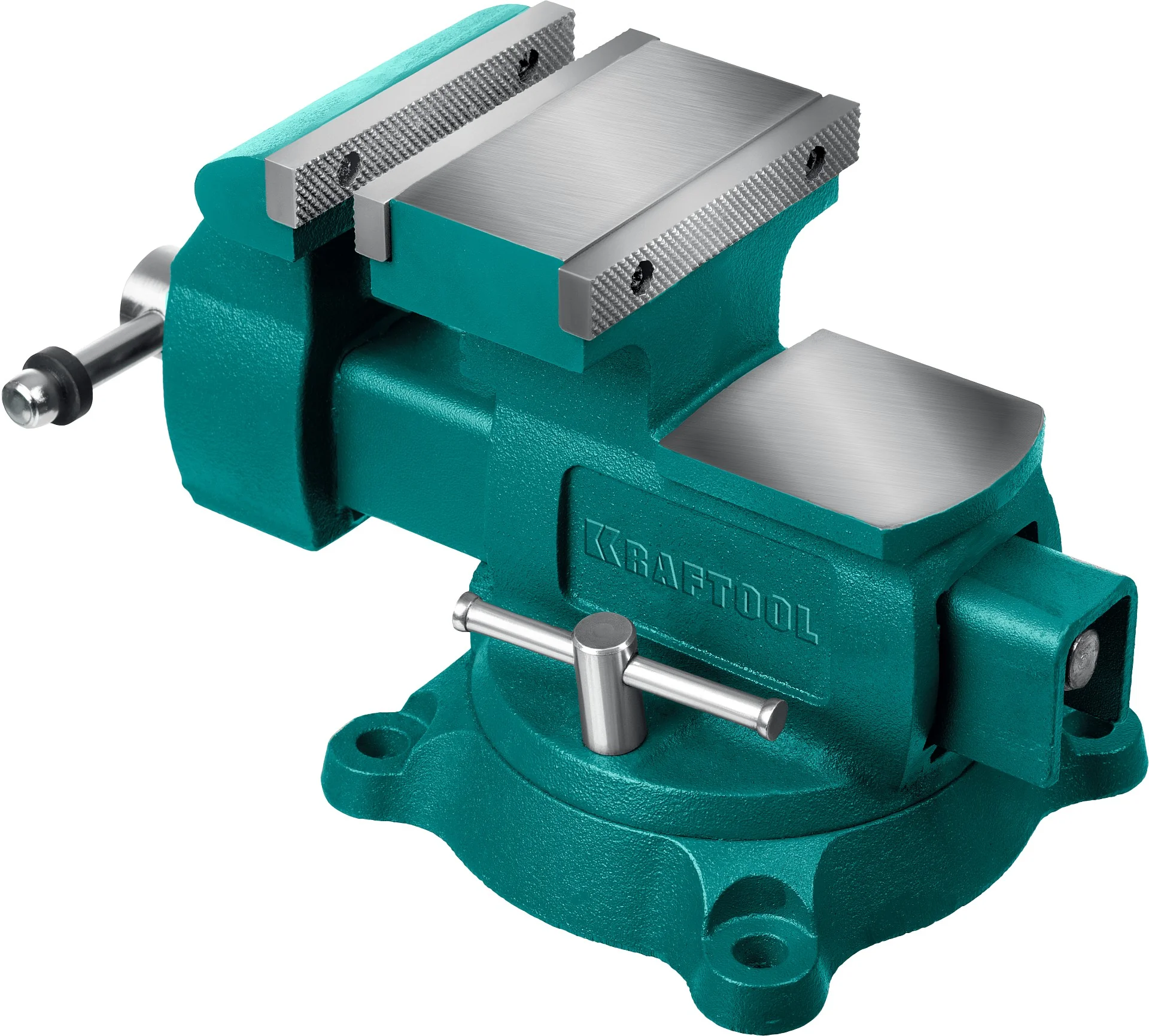 Слесарные тиски KRAFTOOL Reversible, 165 мм, расход 324 мм (32705-165)