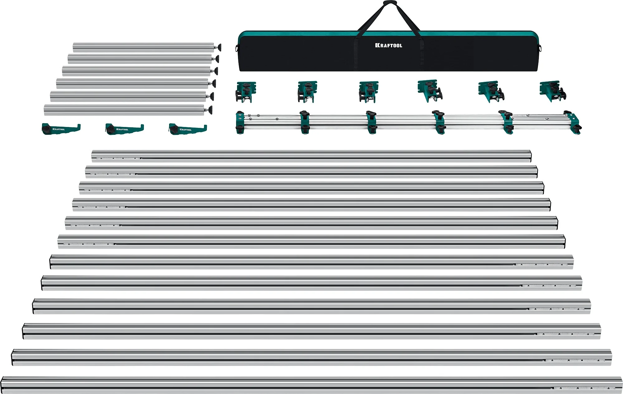 Стол для работ с крупноформатными листовыми материалами KRAFTOOL 360х150х70 см, макс 250 кг (33253-360)