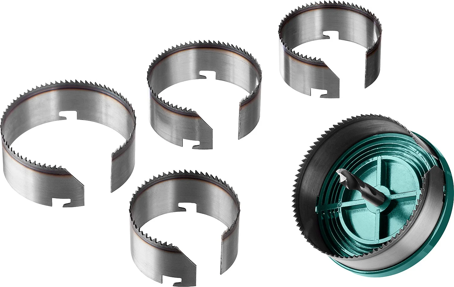 Наборная кольцевая пила по дереву KRAFTOOL 29584-H5-32 5 шт, (68-74-80-90-100 x 32 мм)