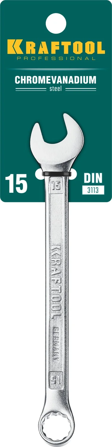 Комбинированный гаечный ключ KRAFTOOL 15 мм (27079-15)