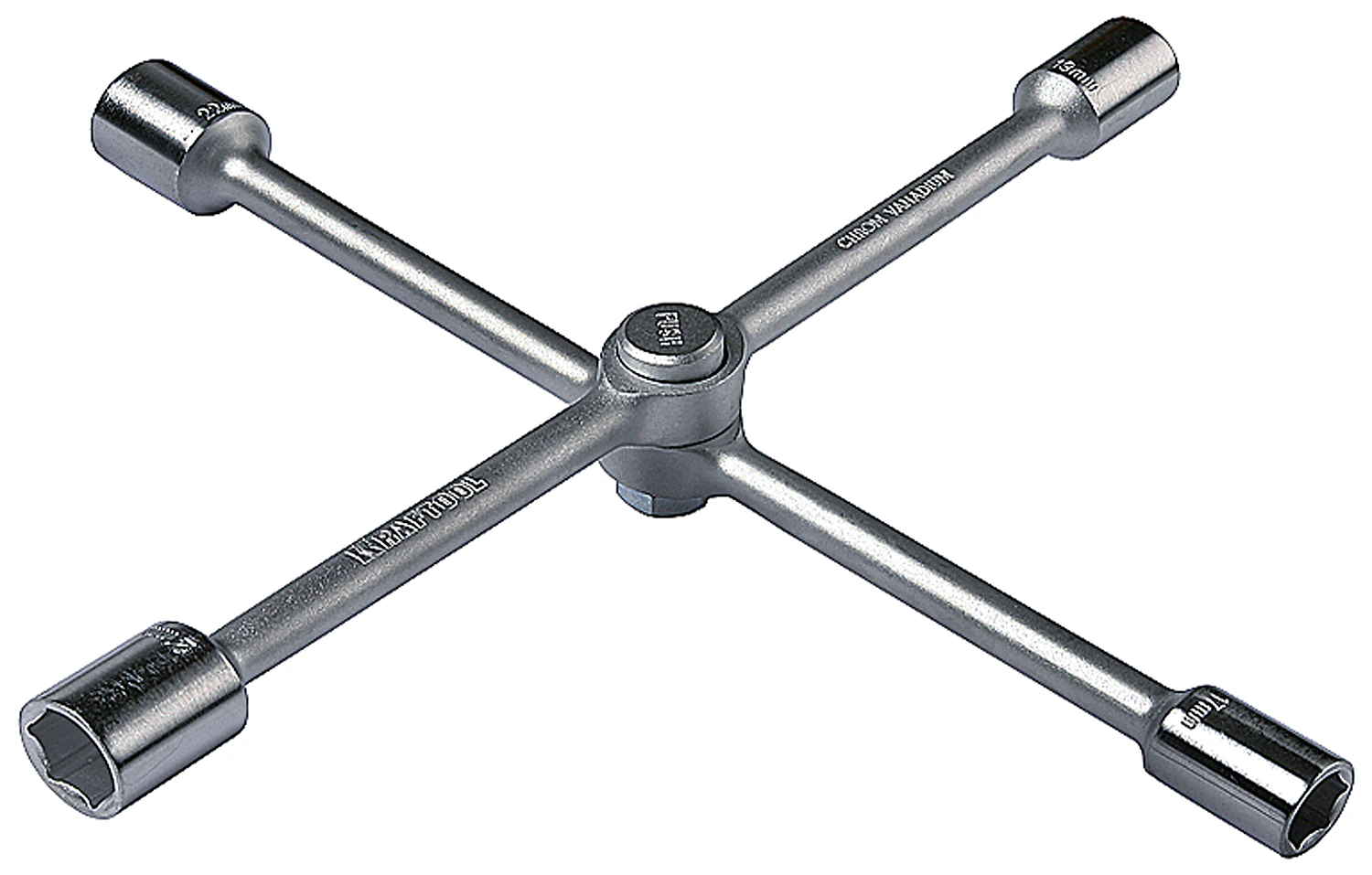 Баллонный ключ-крест KRAFTOOL 17-19-21-22 мм, складной (27574)