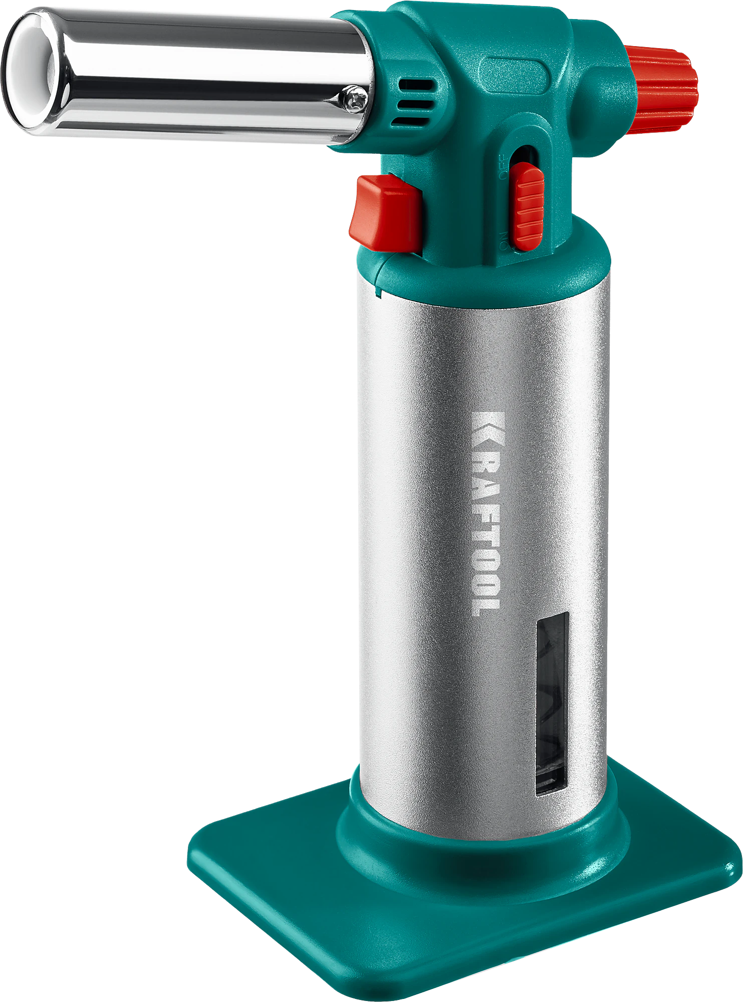 Горелка газовая автономная KRAFTOOL 1500°С, с пьезоподжигом (55508)