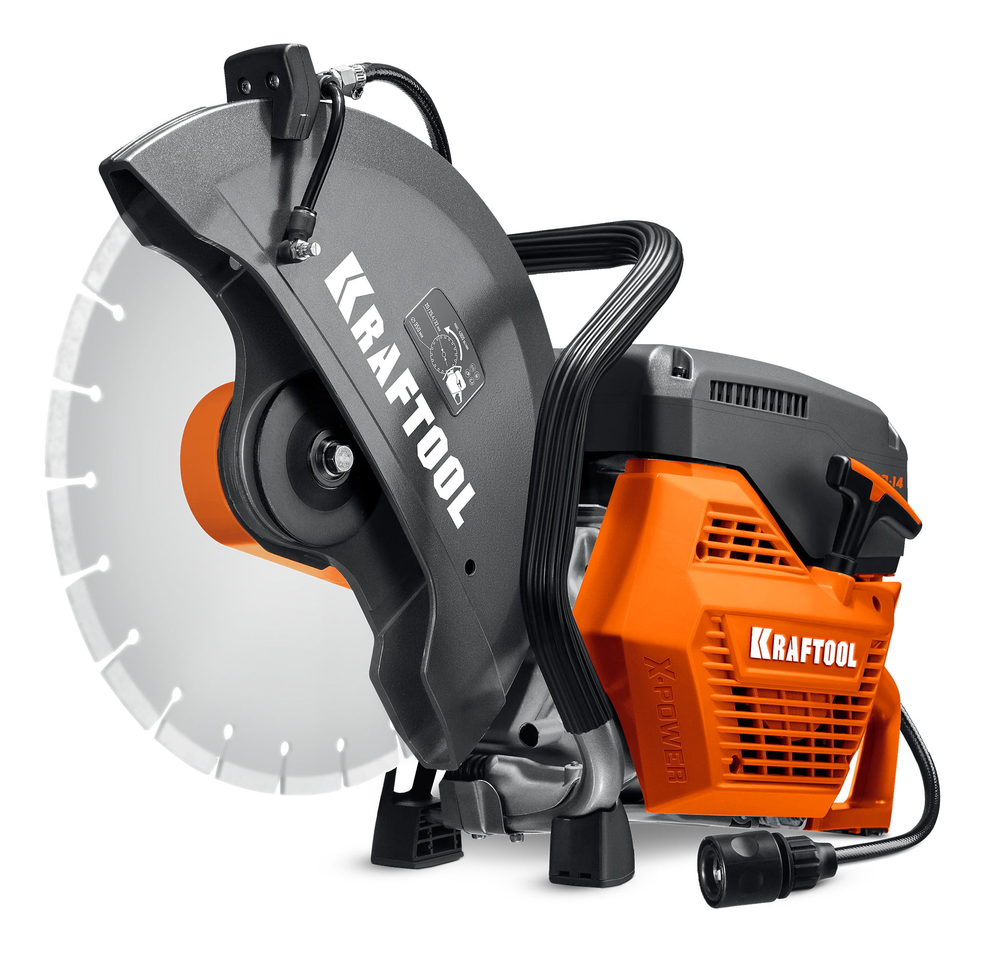 Бензорез по бетону (бетонорез) KRAFTOOL K770-14 3700 Вт, 350 мм, без диска