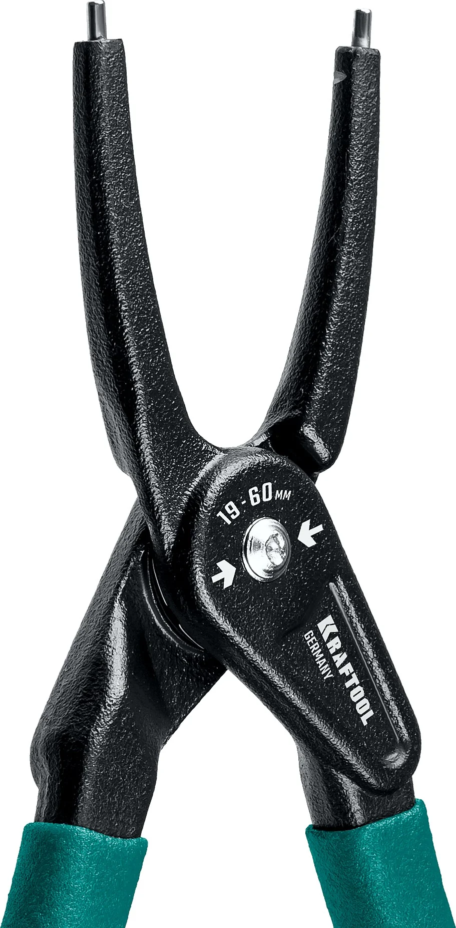 Съемник стопорных колец KRAFTOOL 180 мм, прямые губки, внутренний (22812-1)