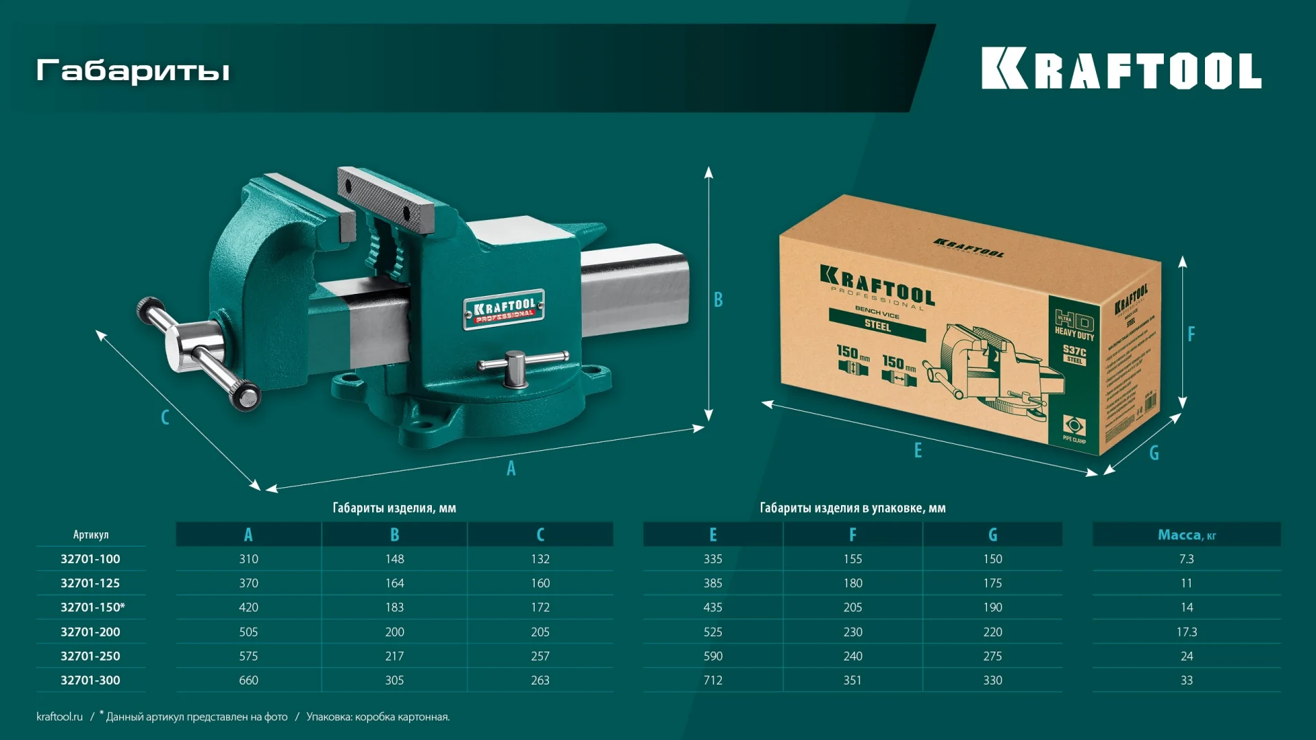Стальные слесарные тиски KRAFTOOL STEEL, 125 мм (32701-125)