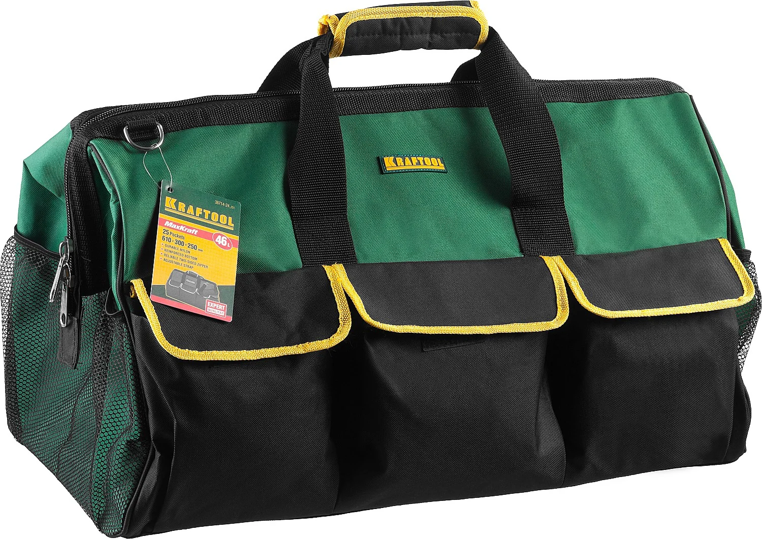 Сумка для инструментов KRAFTOOL MaxKraft, 610 х 250 х 300, с 25 карманами (38714-24) Сумка для инструментов KRAFTOOL MaxKraft, 610 х 250 х 300, с 25 карманами (38714-24)