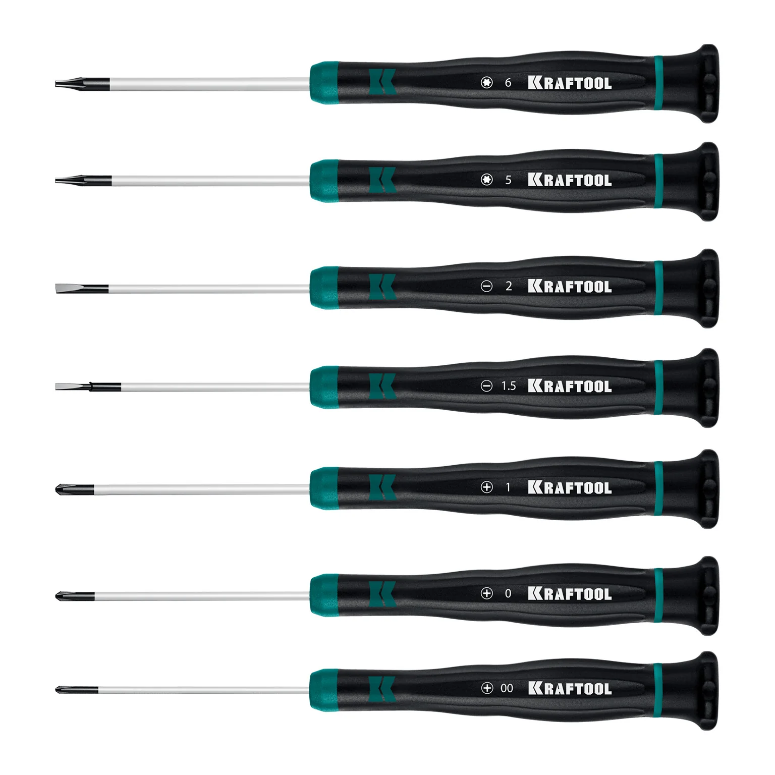 Набор отверток KRAFTOOL Precision 7, 7 предм. (25686)