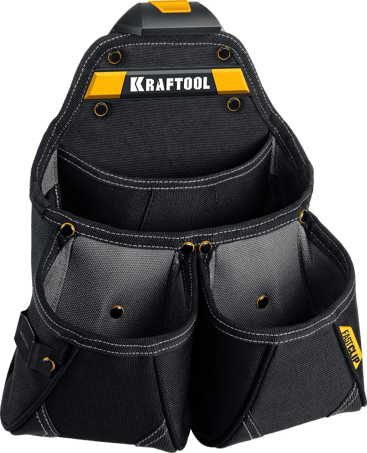 Поясная сумка KRAFTOOL KP-15, с быстросъёмным креплением FastClip, 350 х 320 мм (38771) Поясная сумка KRAFTOOL KP-15, с быстросъёмным креплением FastClip, 350 х 320 мм (38771)
