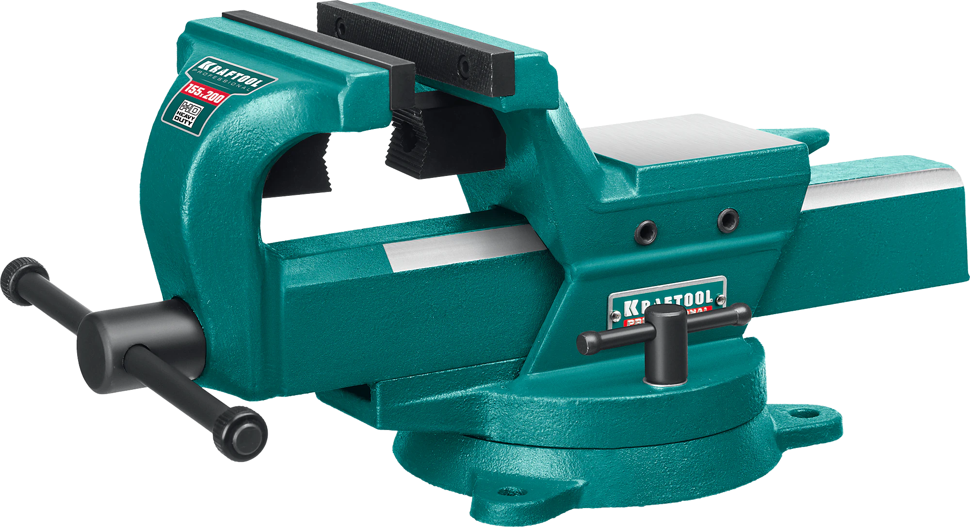 Кованые стальные тиски KRAFTOOL FORGE--180/230, с регулировкой компенсации люфта (32700-230)