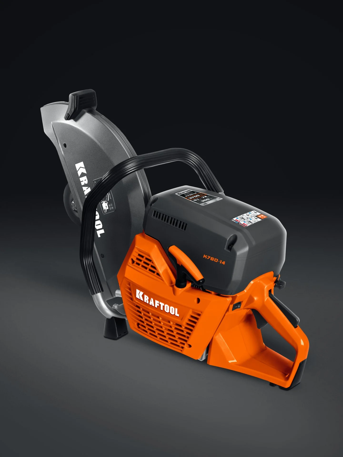 Бензорез по металлу (рельсорез) KRAFTOOL K760-14 3700 Вт, 350 мм, без диска