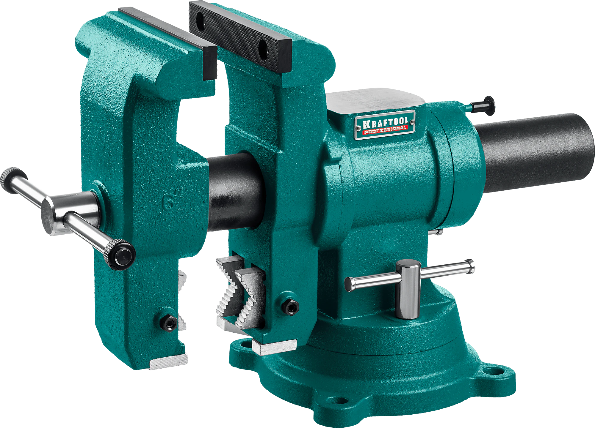 Слесарные тиски KRAFTOOL 3D-Steel, 150 мм (32704-150)