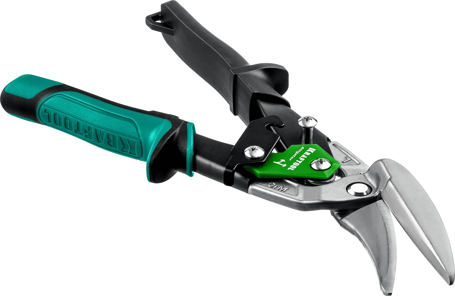 Левые усиленные ножницы по металлу с выносом KRAFTOOL Alligator, 280 мм (2328-LL)