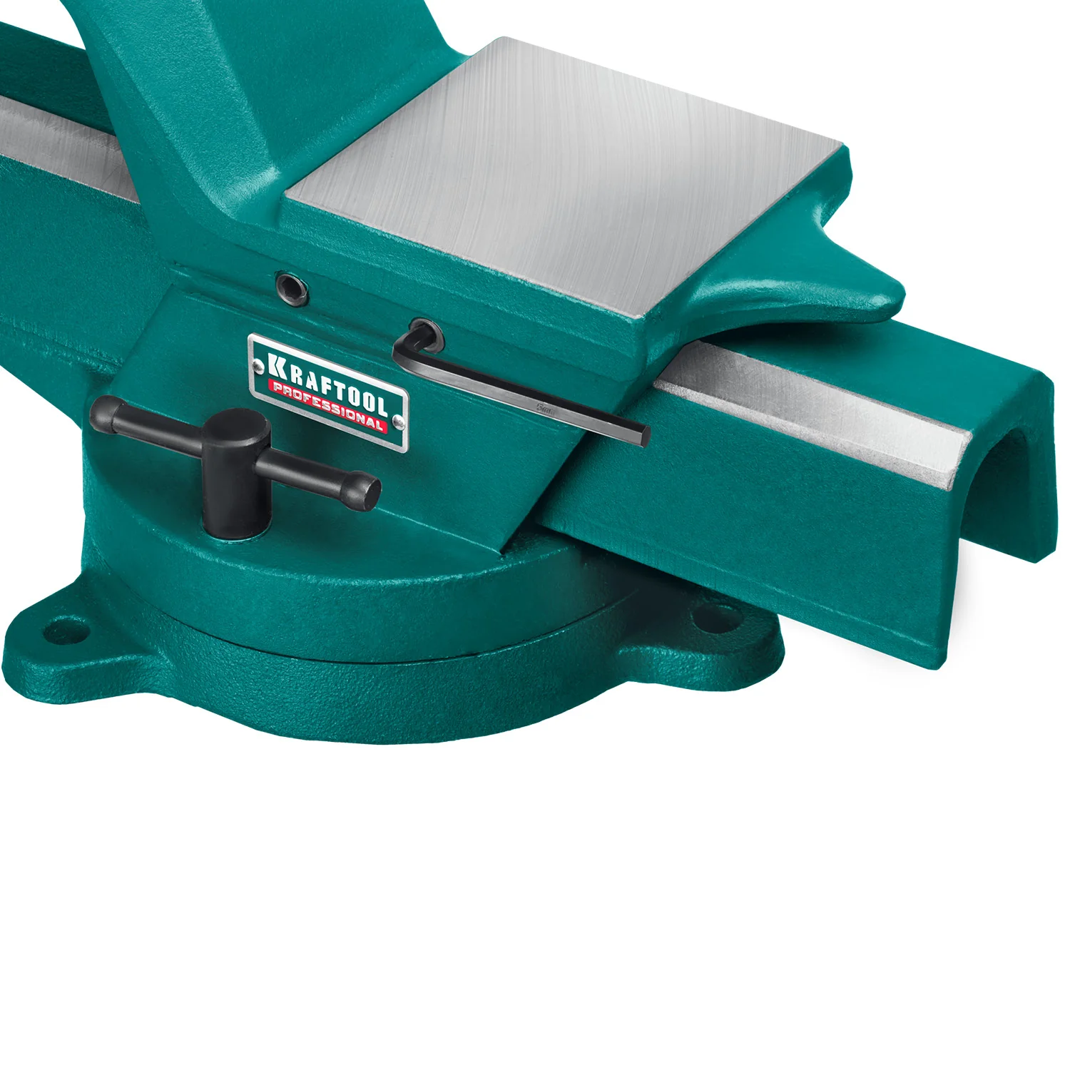 Кованые стальные тиски KRAFTOOL FORGE--130/150, с регулировкой компенсации люфта (32700-150)