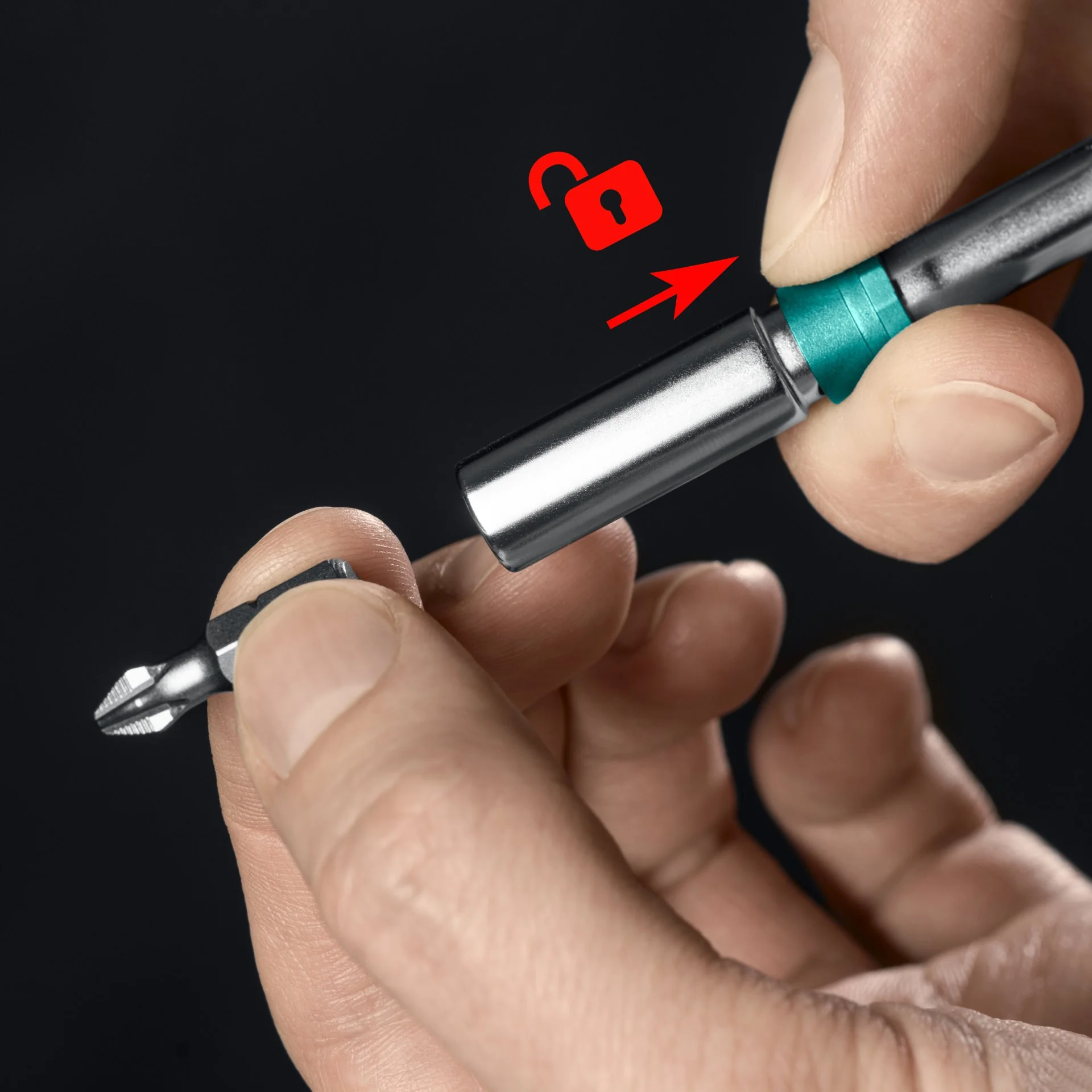 Набор: рычажная реверсивная отвертка с битами KRAFTOOL EXTREM, 6 шт (25899)