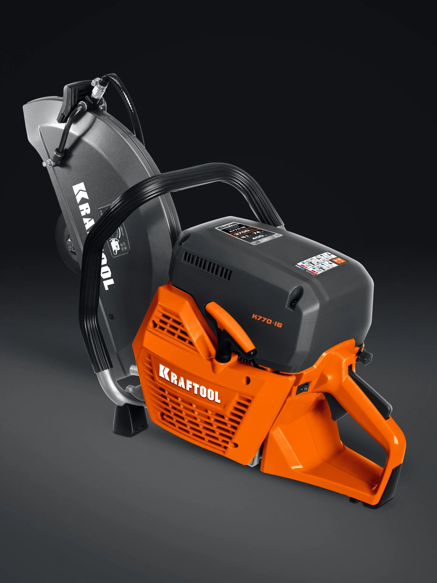 Бензорез по бетону (бетонорез) KRAFTOOL K770-16 3700 Вт, 400 мм, без диска