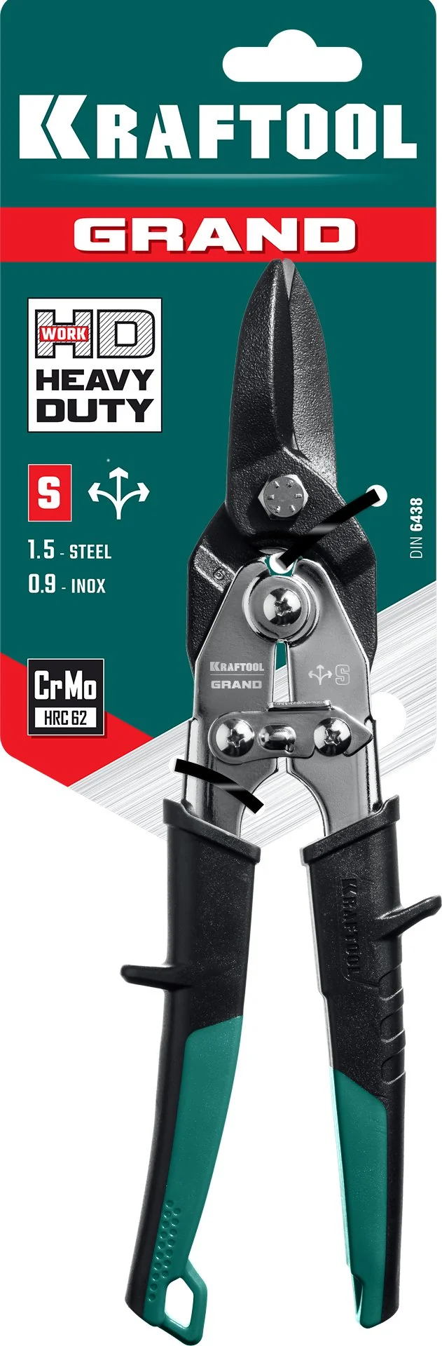 Прямые ножницы по металлу KRAFTOOL Grand, 270 мм (2324-S)