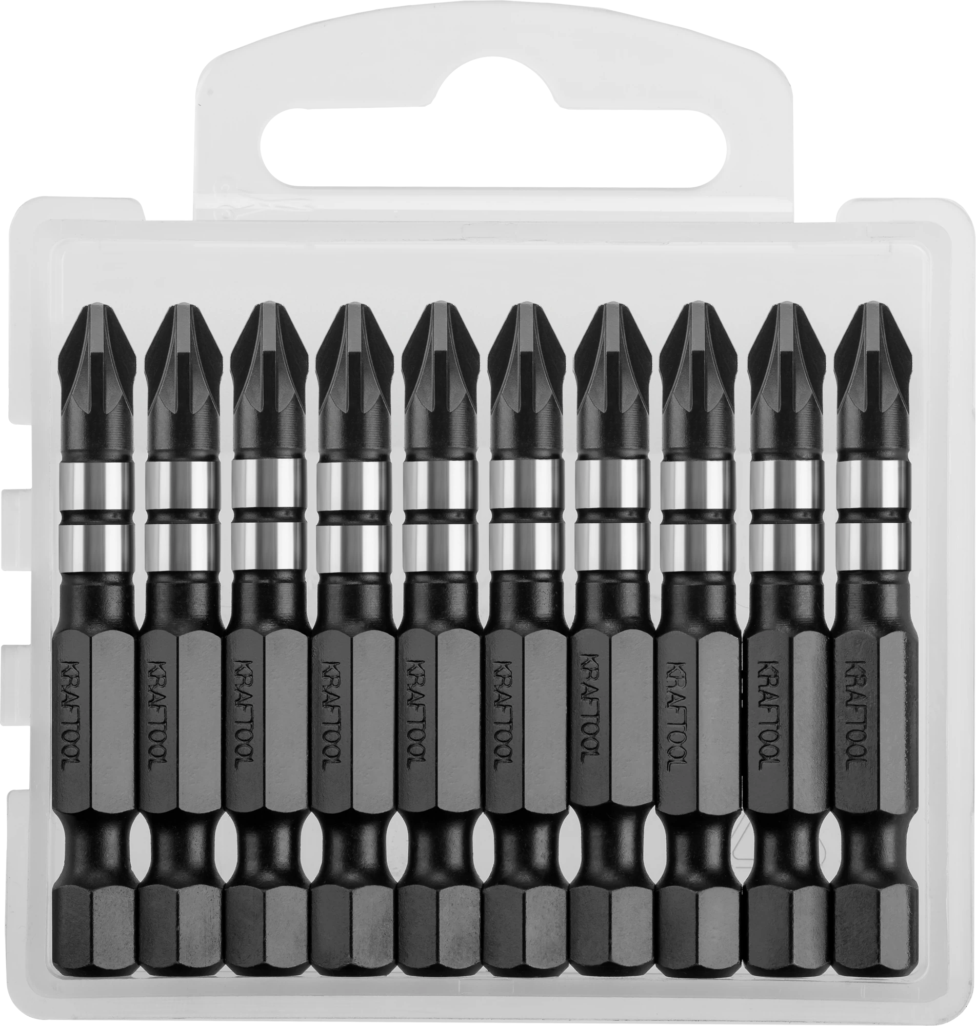 Ударные биты KRAFTOOL Impact PZ 2, 50 мм, 2 шт (26193-2-50-S2)