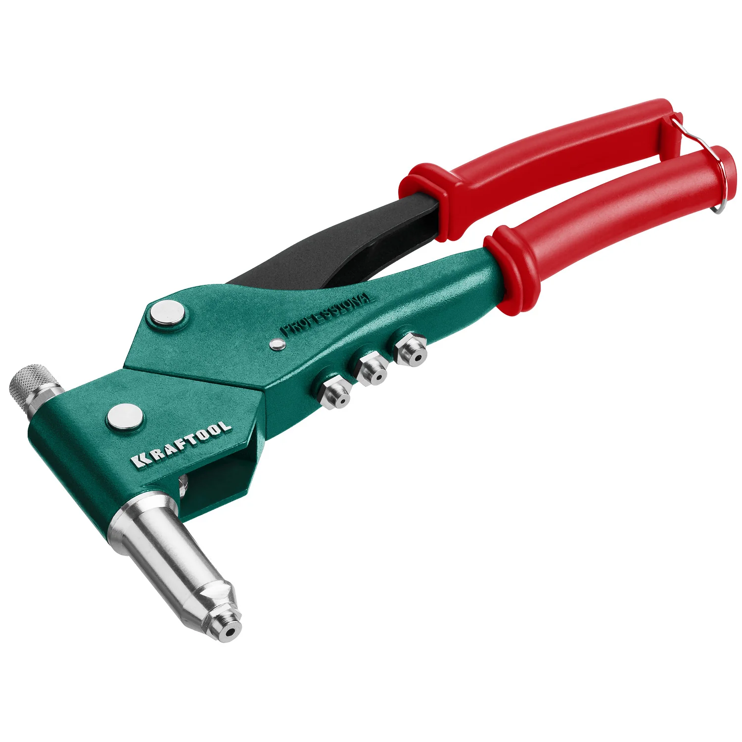 Заклепочник комбинированный поворотный KRAFTOOL 360°, 3 вида заклёпок, в кейсе (31178)
