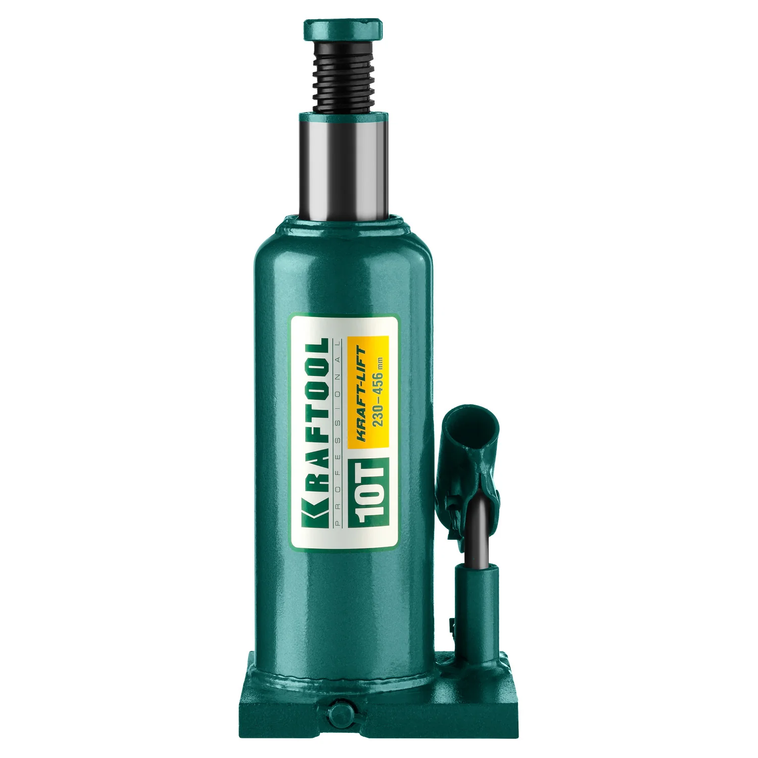Домкрат гидравлический бутылочный KRAFTOOL 10 т, 230 - 460 мм (43462-10)