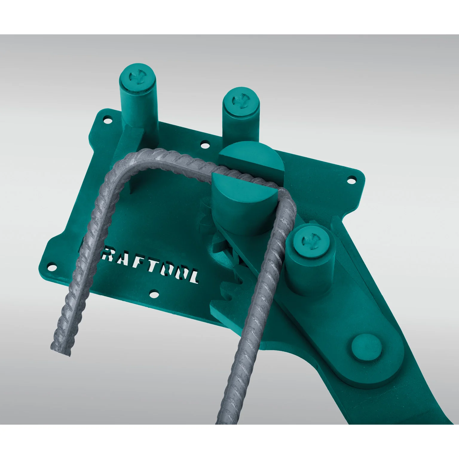 Станок для гибки арматуры KRAFTOOL 16D, 6-16 мм, острый и плавный гиб, ручной c зубчатой передачей (23301)