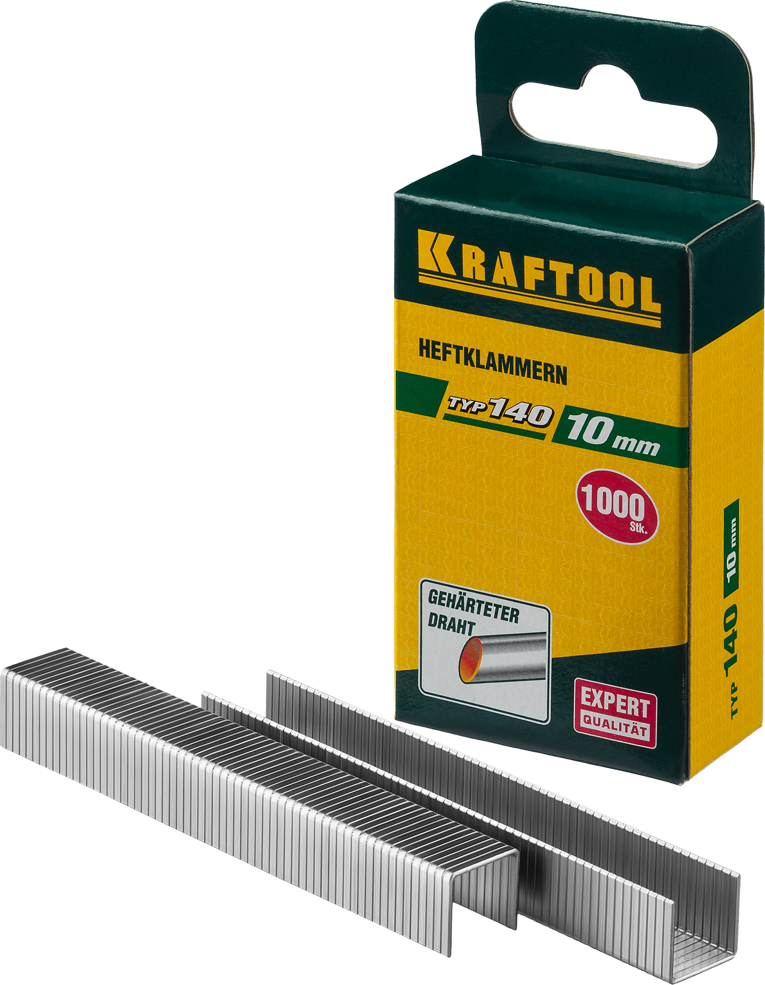 Скобы KRAFTOOL тип 140 (G/11/57), 6 мм, калибр 20GA, 1000 шт (31680-06)