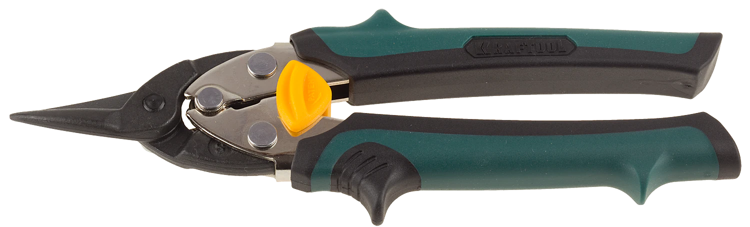 Прямые ножницы по металлу KRAFTOOL Compact, 190 мм (2326-S)