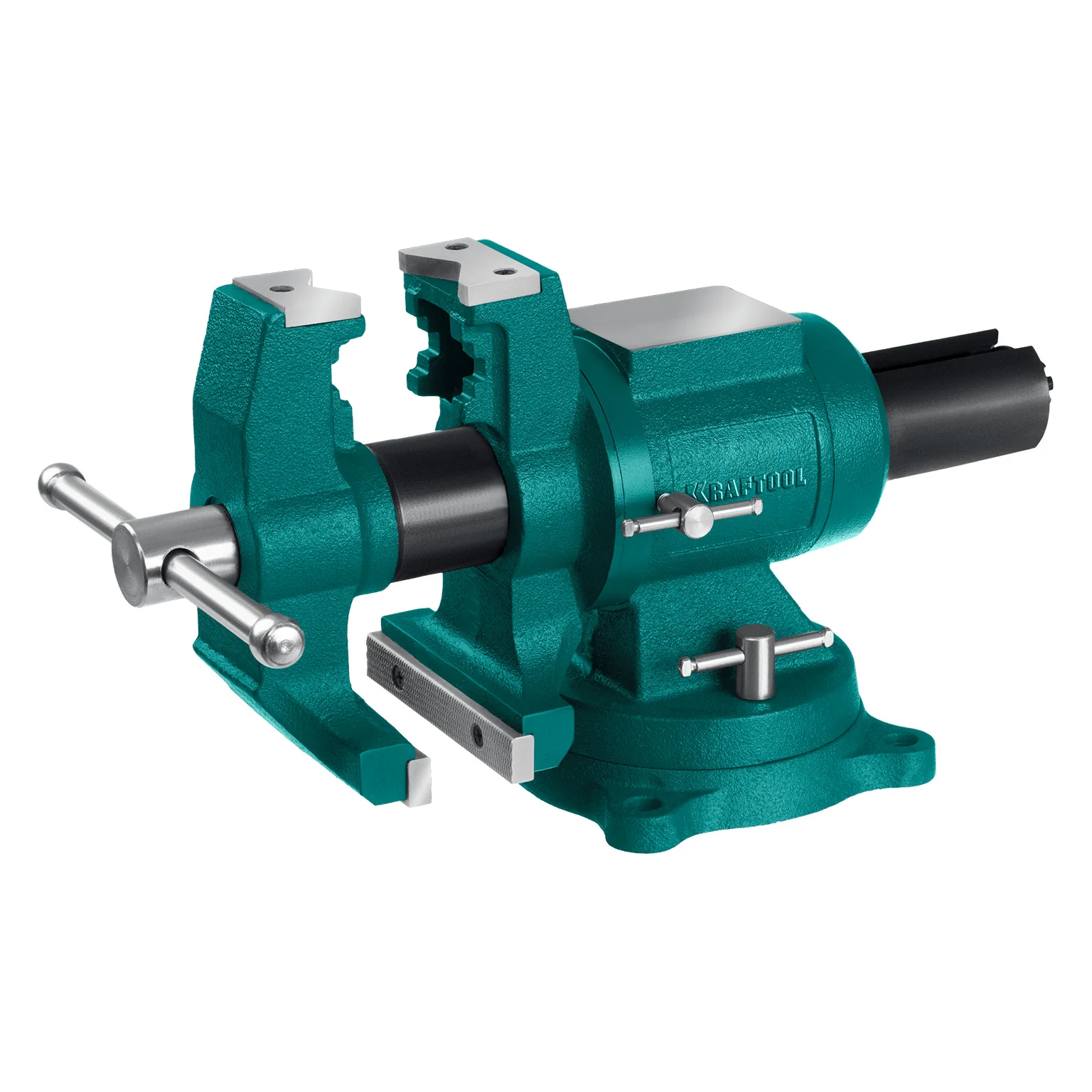 Чугунные слесарные тиски KRAFTOOL 3D Multi-Purpose, 125 мм (32706-125)