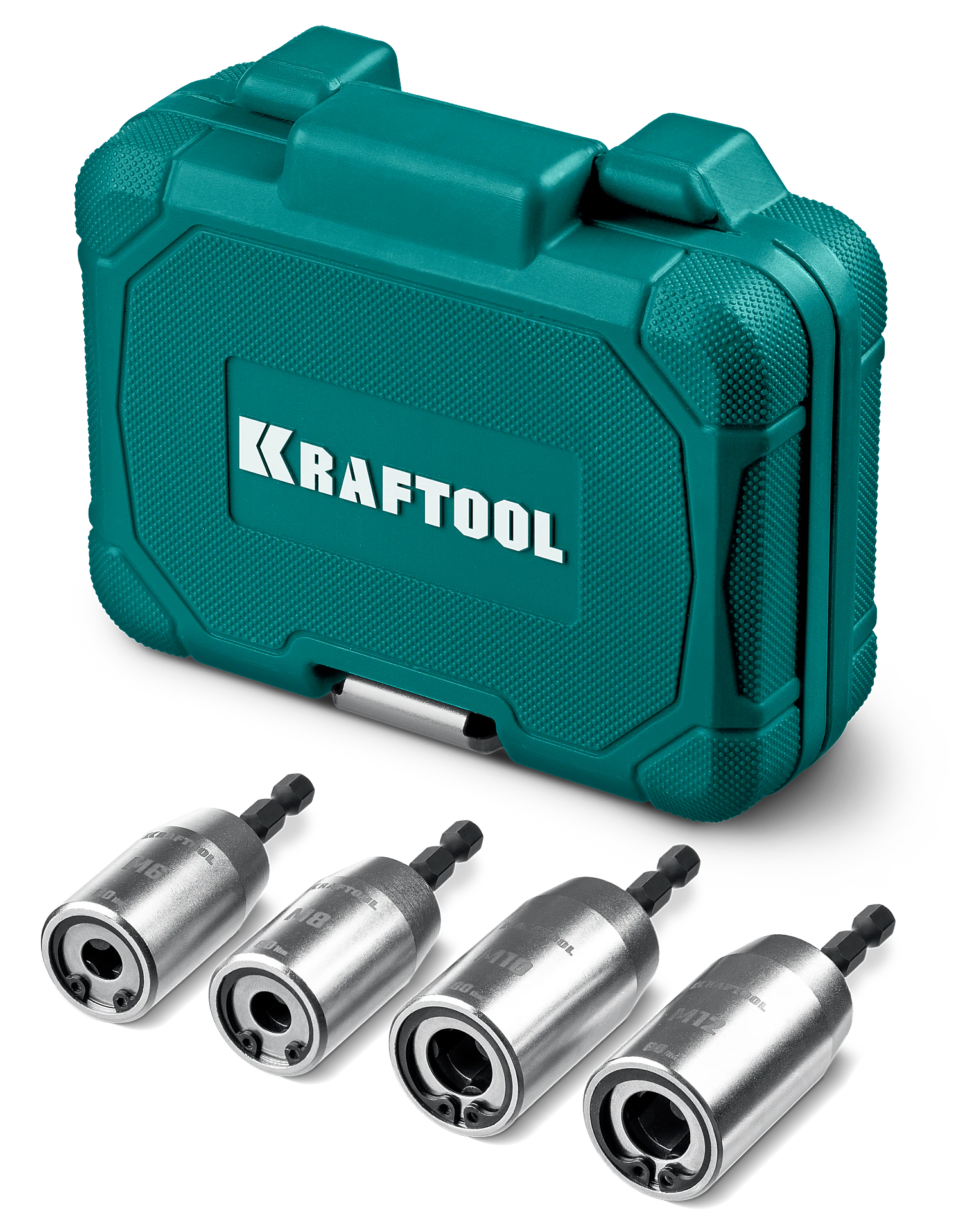 Набор ударных шпильковертов KRAFTOOL STUD DRIVER, 4 шт, М6, М8, М10, М12 (26199)
